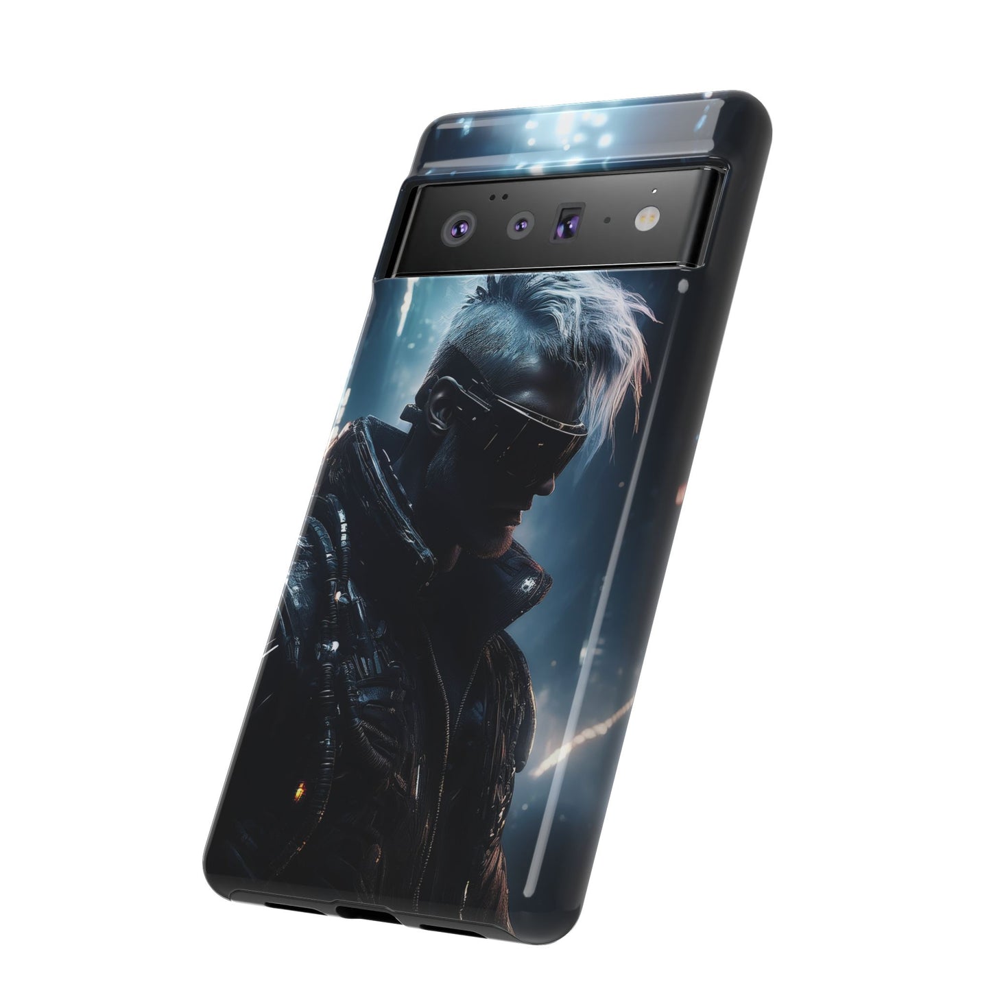 Futuristic Cyberpunk Male Cell Phone Case 025