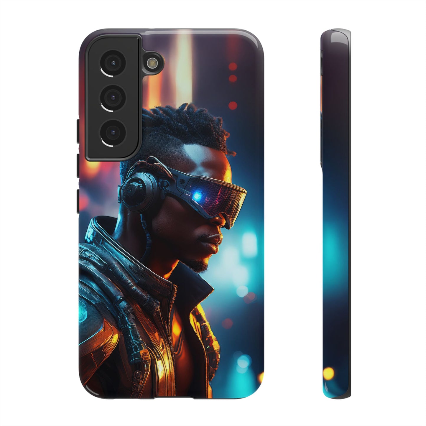 Futuristic Cyberpunk Male Cell Phone Case 016