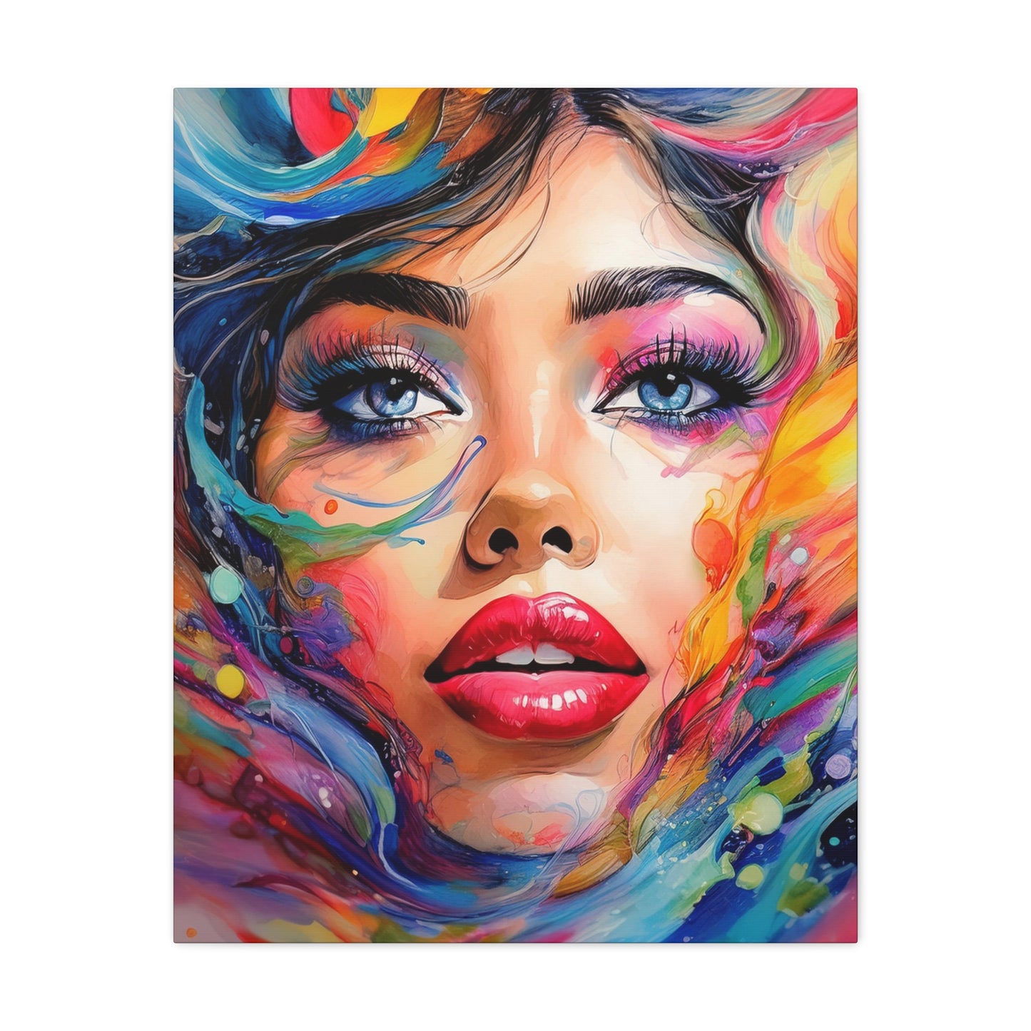 Painted Beauty 011 Canvas Wall Art