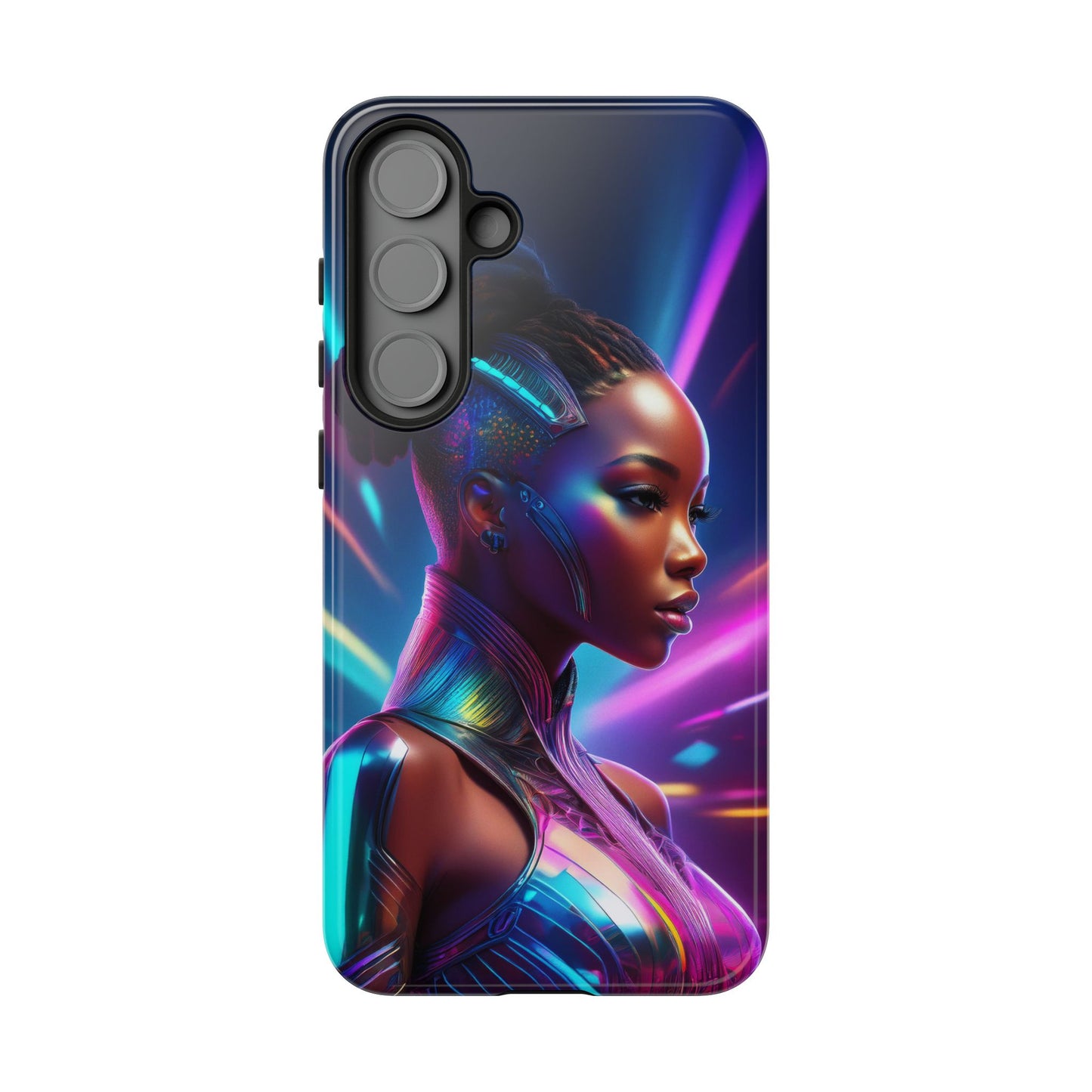 Futuristic Cyberpunk Female Cell Phone Case 014