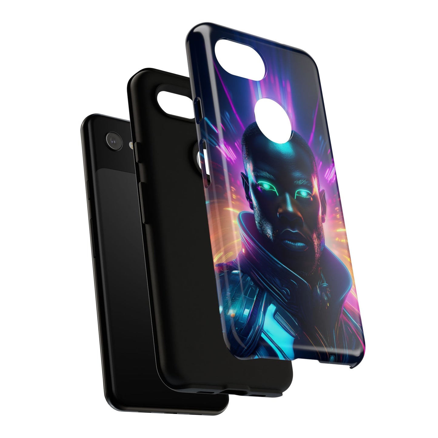 Futuristic Cyberpunk Male Cell Phone Case 022