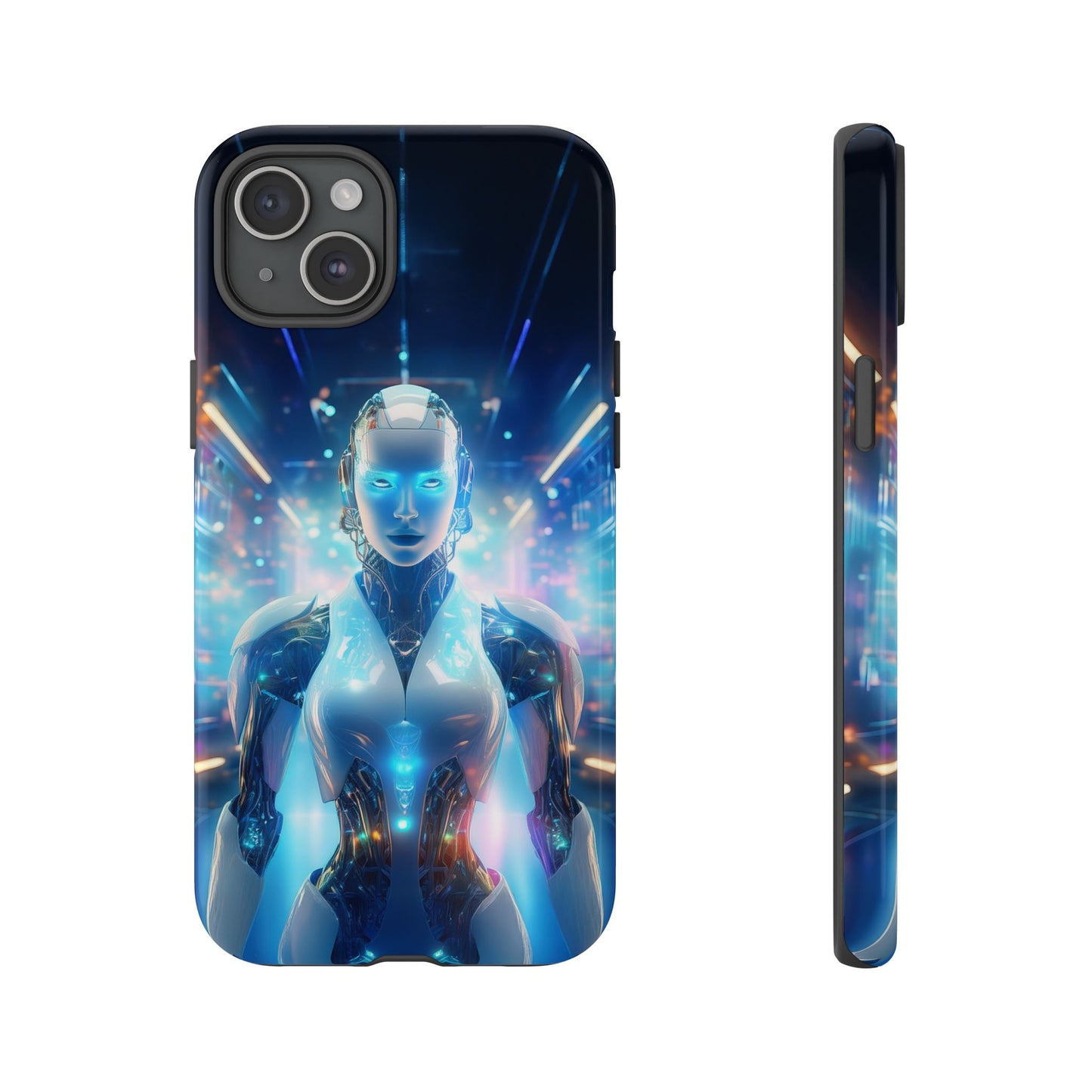 Futuristic Human Android Hybrid Cell Phone Case 012