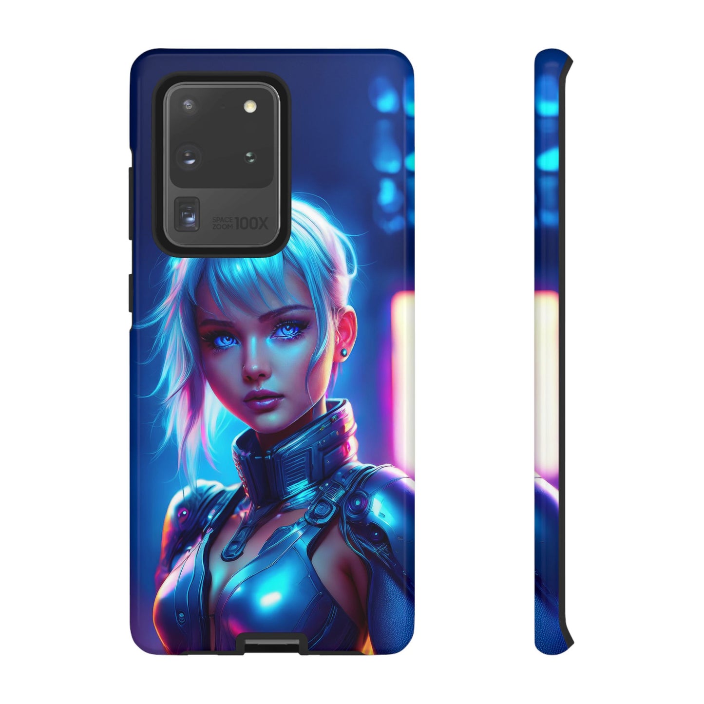 Futuristic Cyberpunk Female Cell Phone Case 013