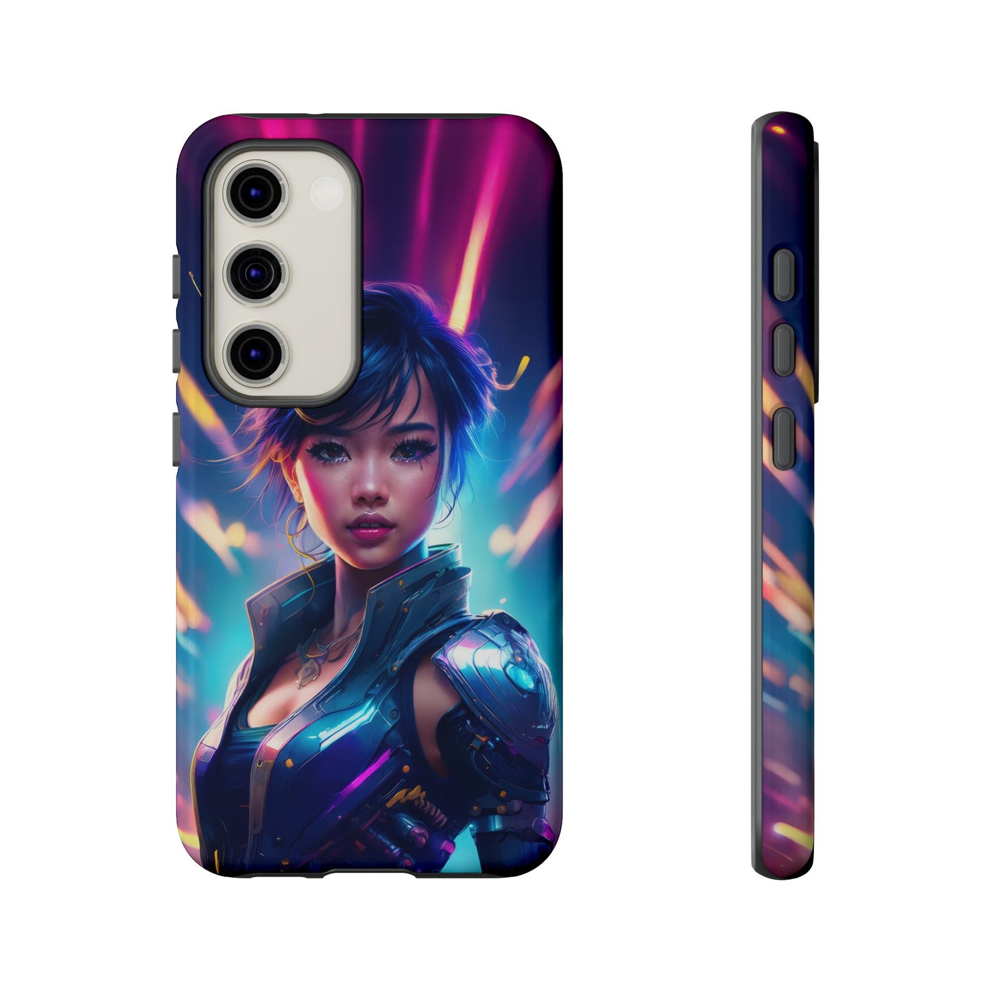 Futuristic Cyberpunk Female Cell Phone Case 024