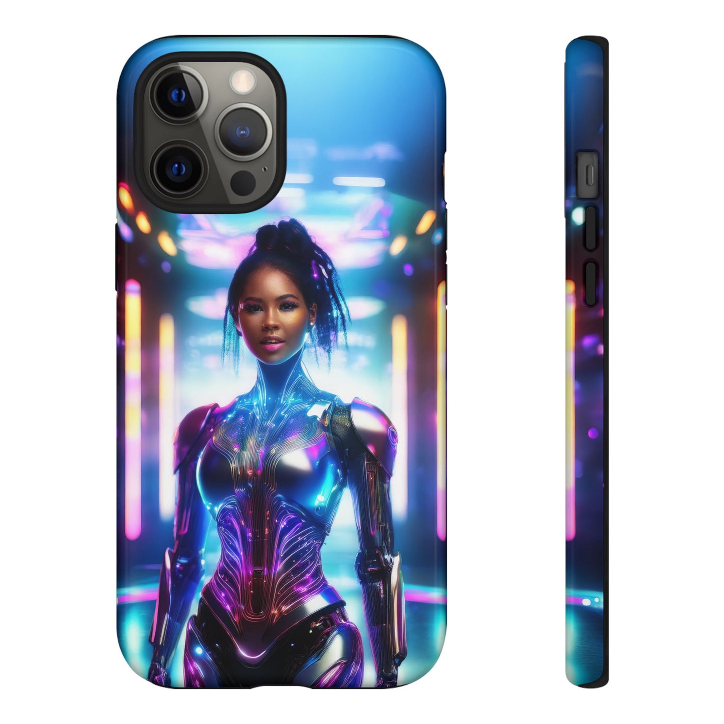 Futuristic Human Android Hybrid Cell Phone Case 009