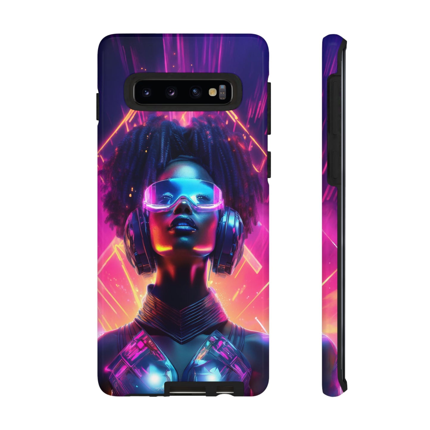 Futuristic Cyberpunk Female Cell Phone Case 030