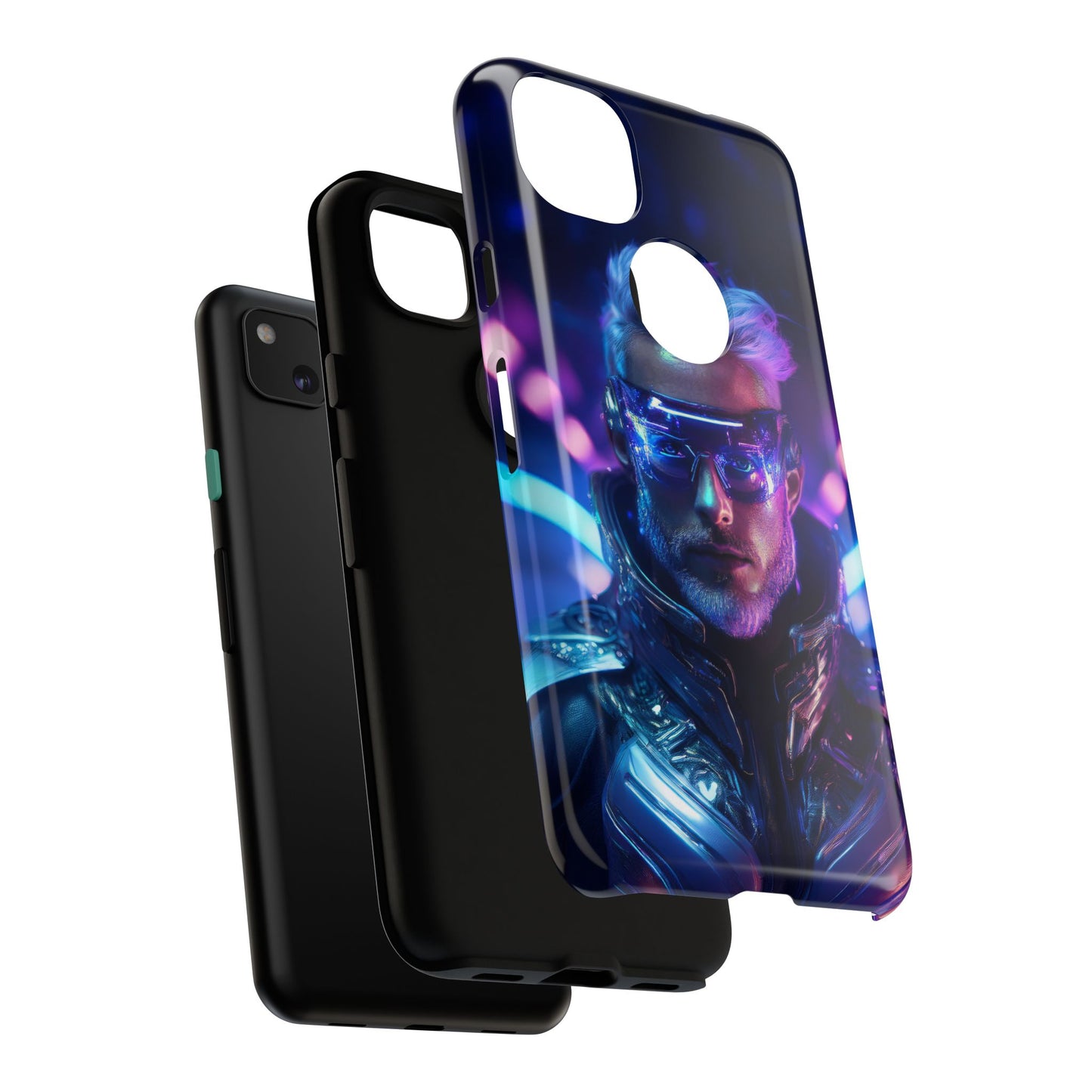 Futuristic Cyberpunk Male Cell Phone Case 020