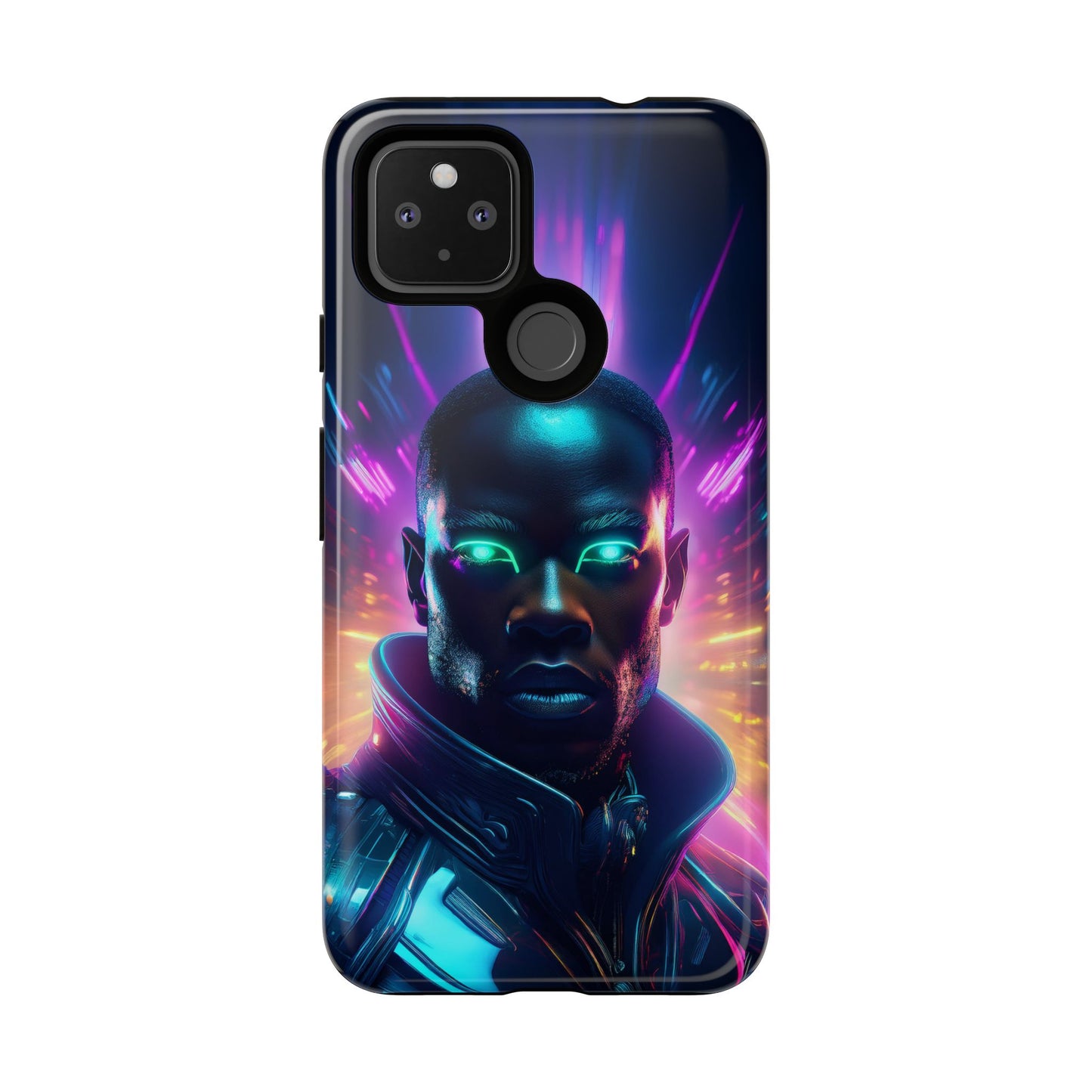 Futuristic Cyberpunk Male Cell Phone Case 022