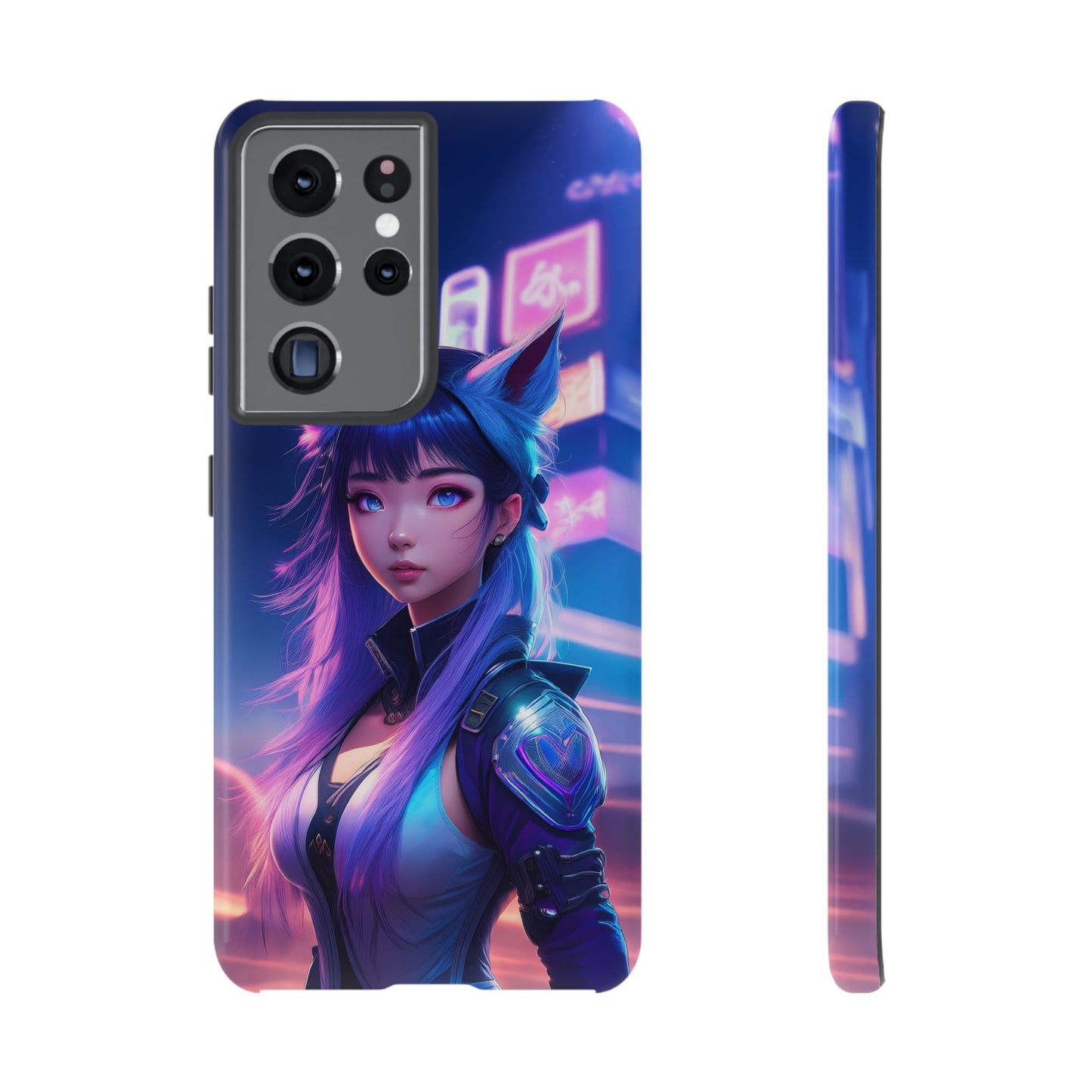 Futuristic Cyberpunk Female Cell Phone Case 010