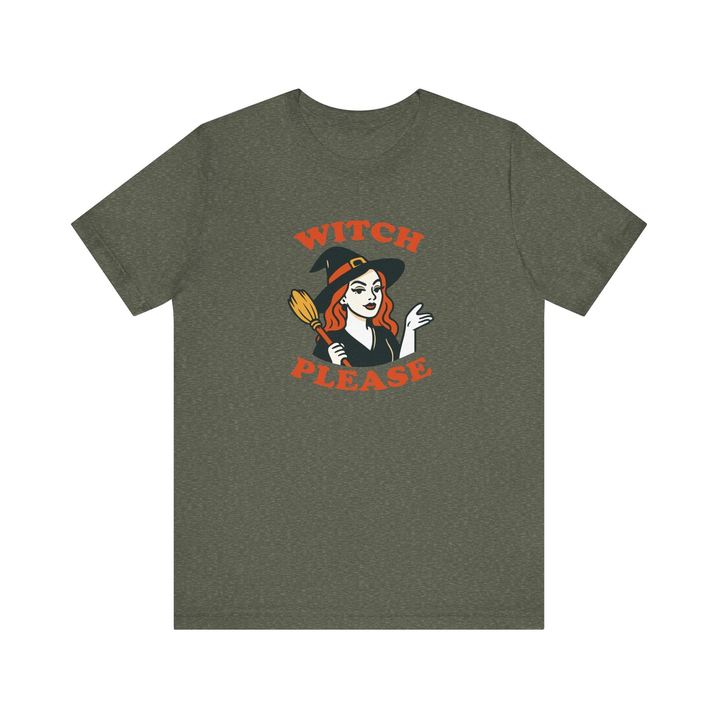Witch Please Halloween Shirt – Sassy Retro Witch Graphic Tee for Funny Halloween Attitude