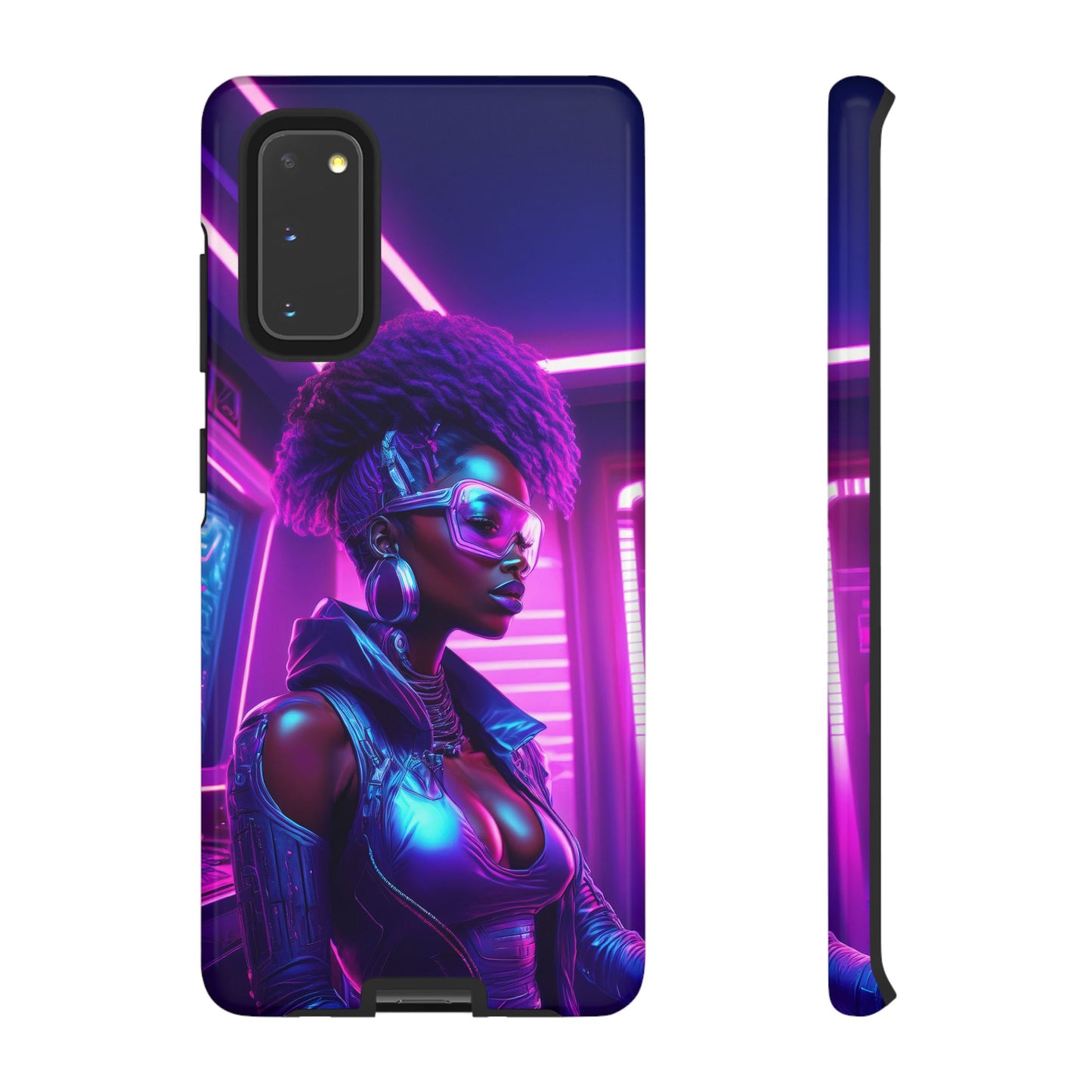 Futuristic Cyberpunk Female Cell Phone Case 004