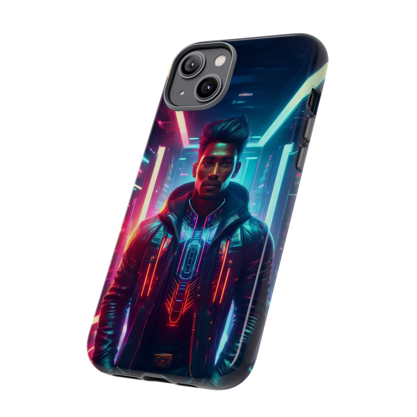 Futuristic Cyberpunk Male Cell Phone Case 001