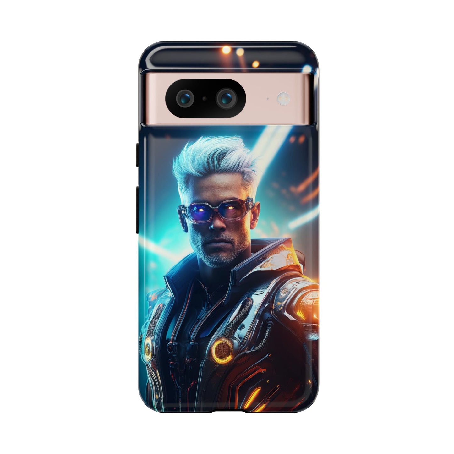 Futuristic Cyberpunk Male Cell Phone Case 013