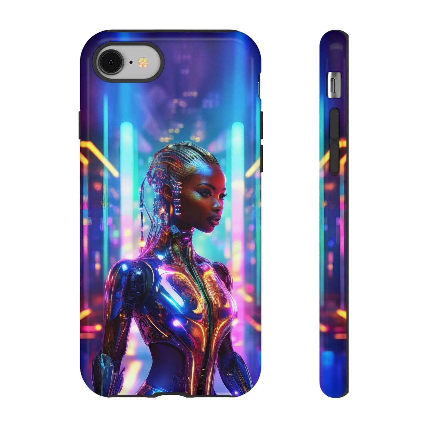 Futuristic Human Android Hybrid Cell Phone Case 018