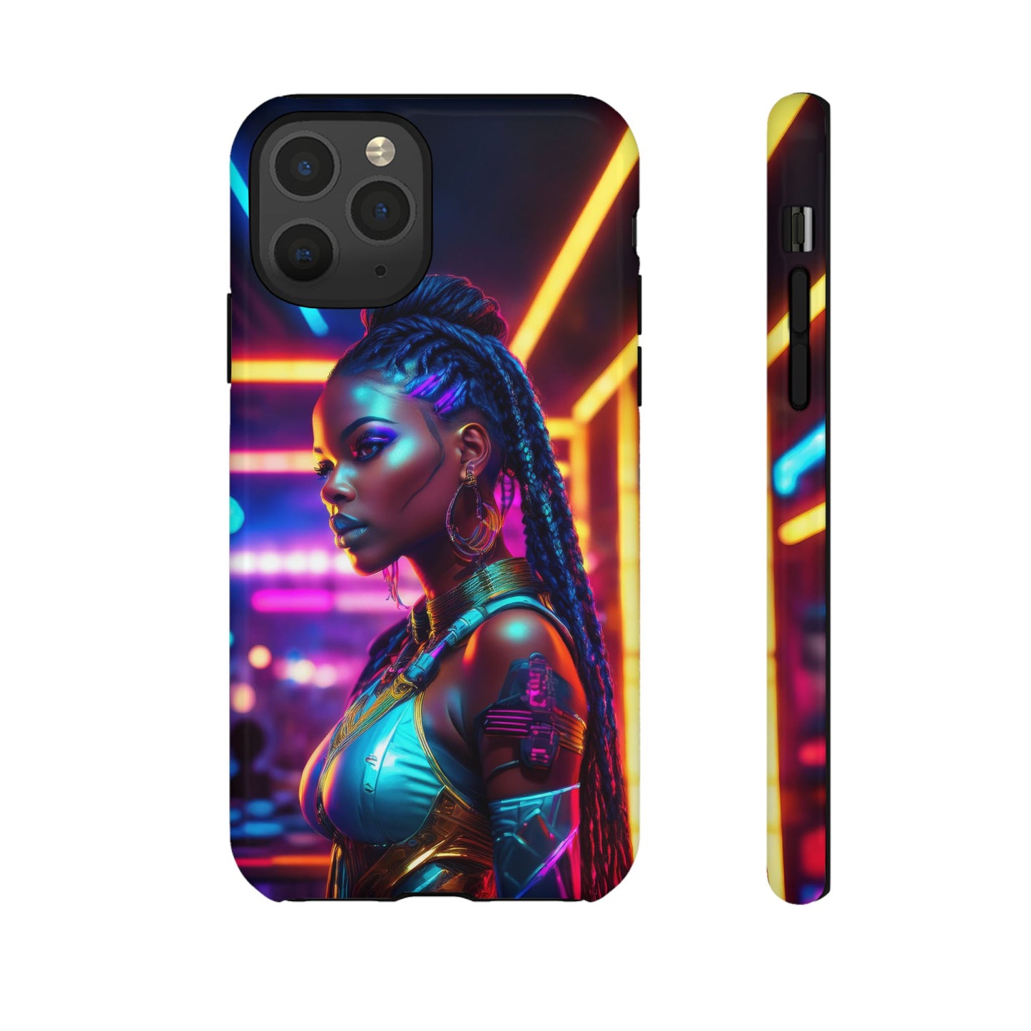 Futuristic Cyberpunk Female Cell Phone Case 006