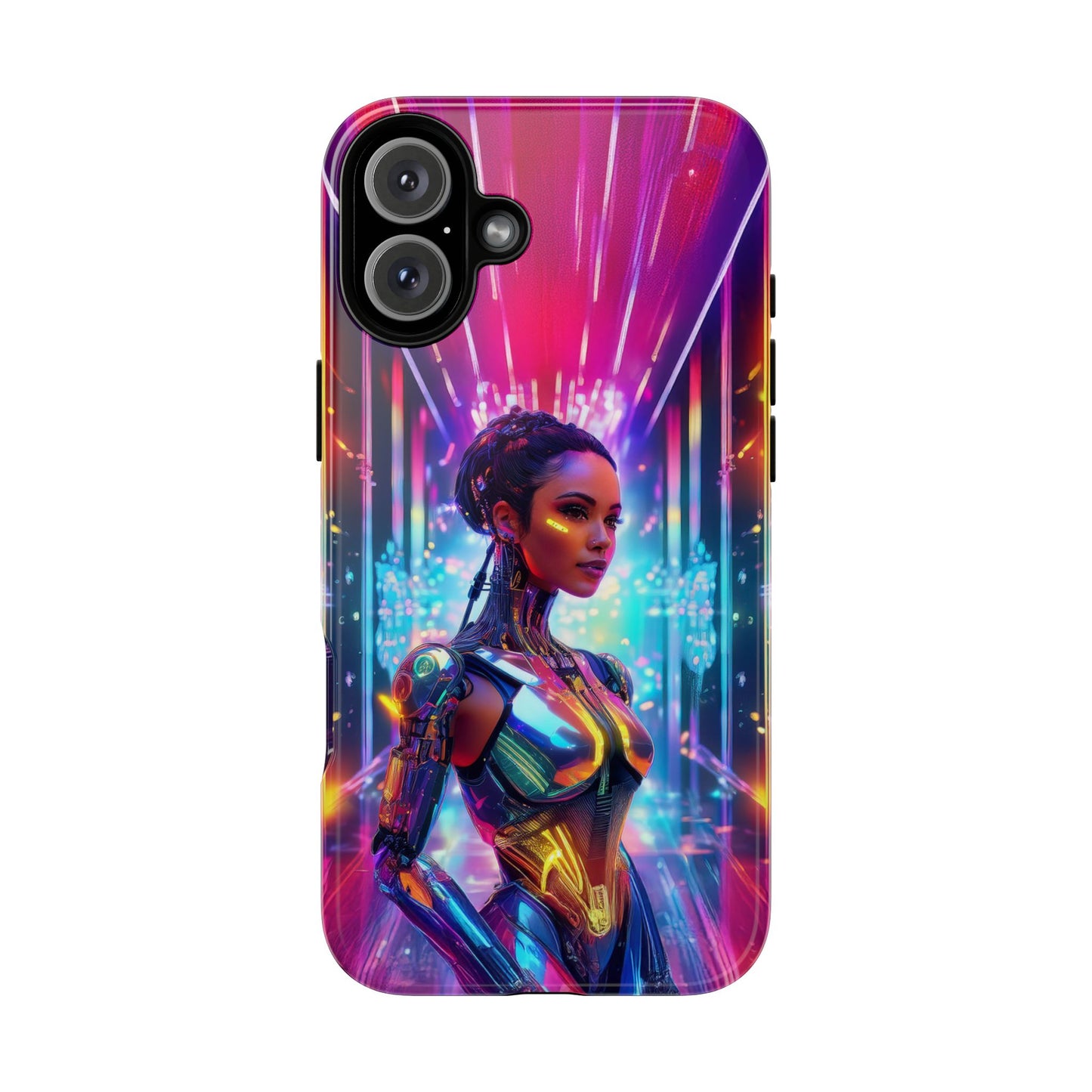 Futuristic Human Android Hybrid Cell Phone Case 006