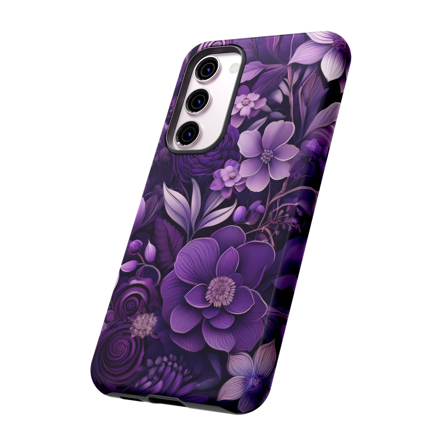 Purple Florals Tough Cases