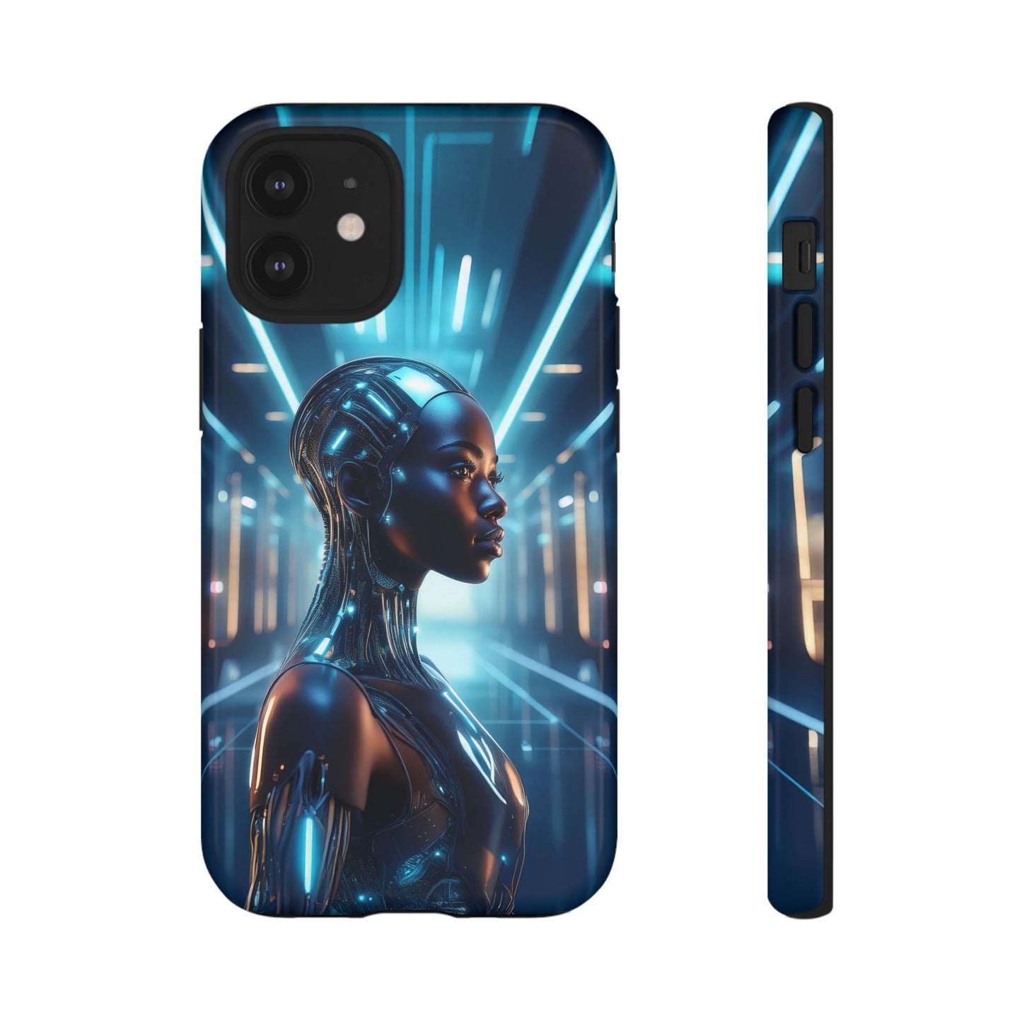 Futuristic Human Android Hybrid Cell Phone Case 003