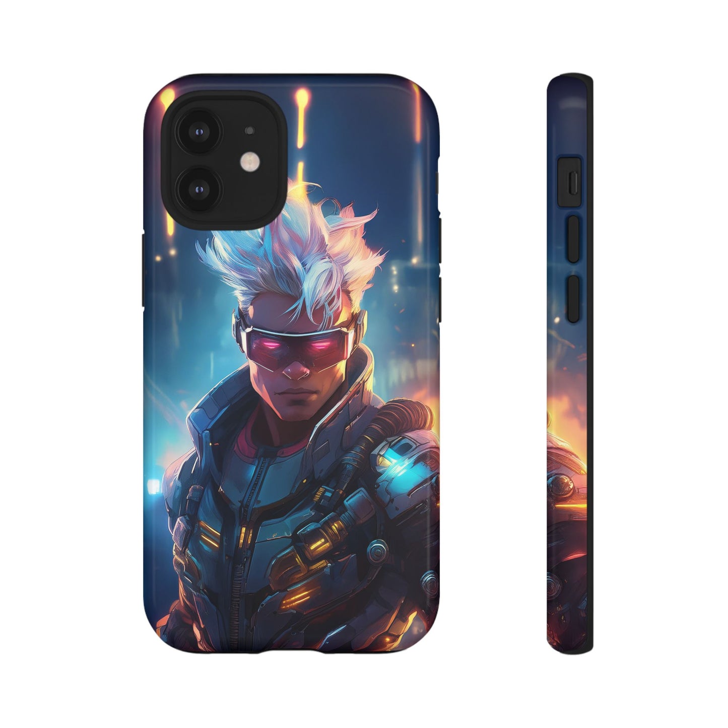 Futuristic Cyberpunk Male Cell Phone Case 018