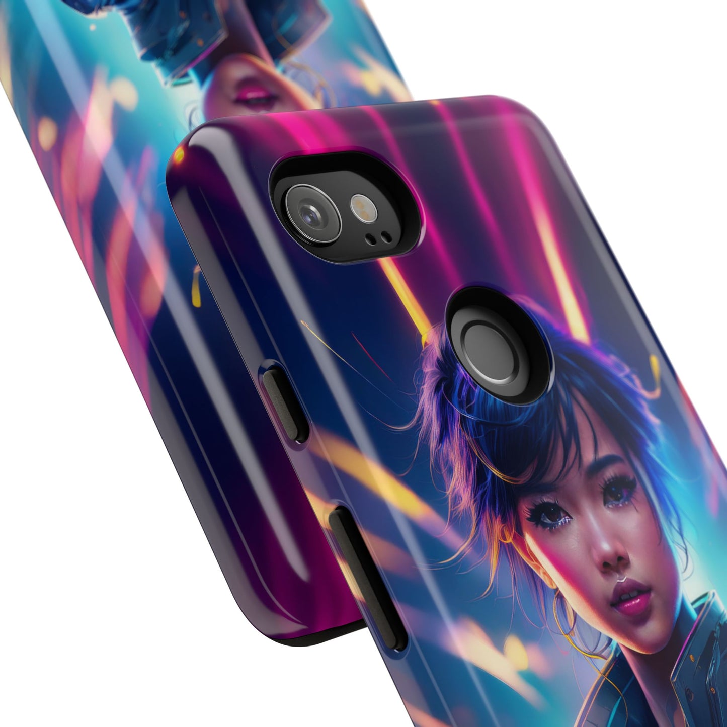 Futuristic Cyberpunk Female Cell Phone Case 024