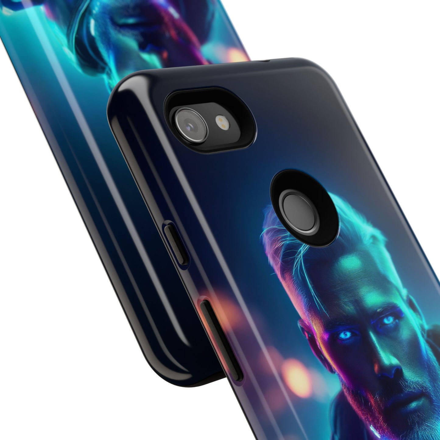 Futuristic Cyberpunk Male Cell Phone Case 023