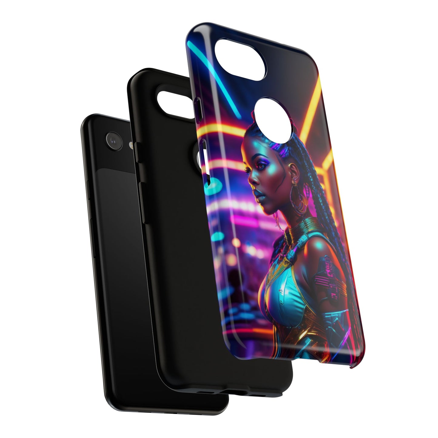 Futuristic Cyberpunk Female Cell Phone Case 006