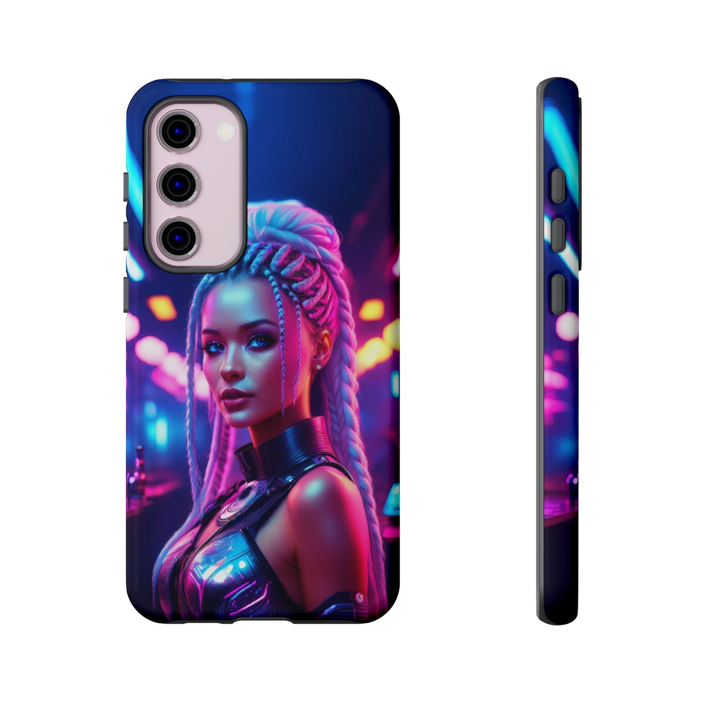 Futuristic Cyberpunk Female Cell Phone Case 007