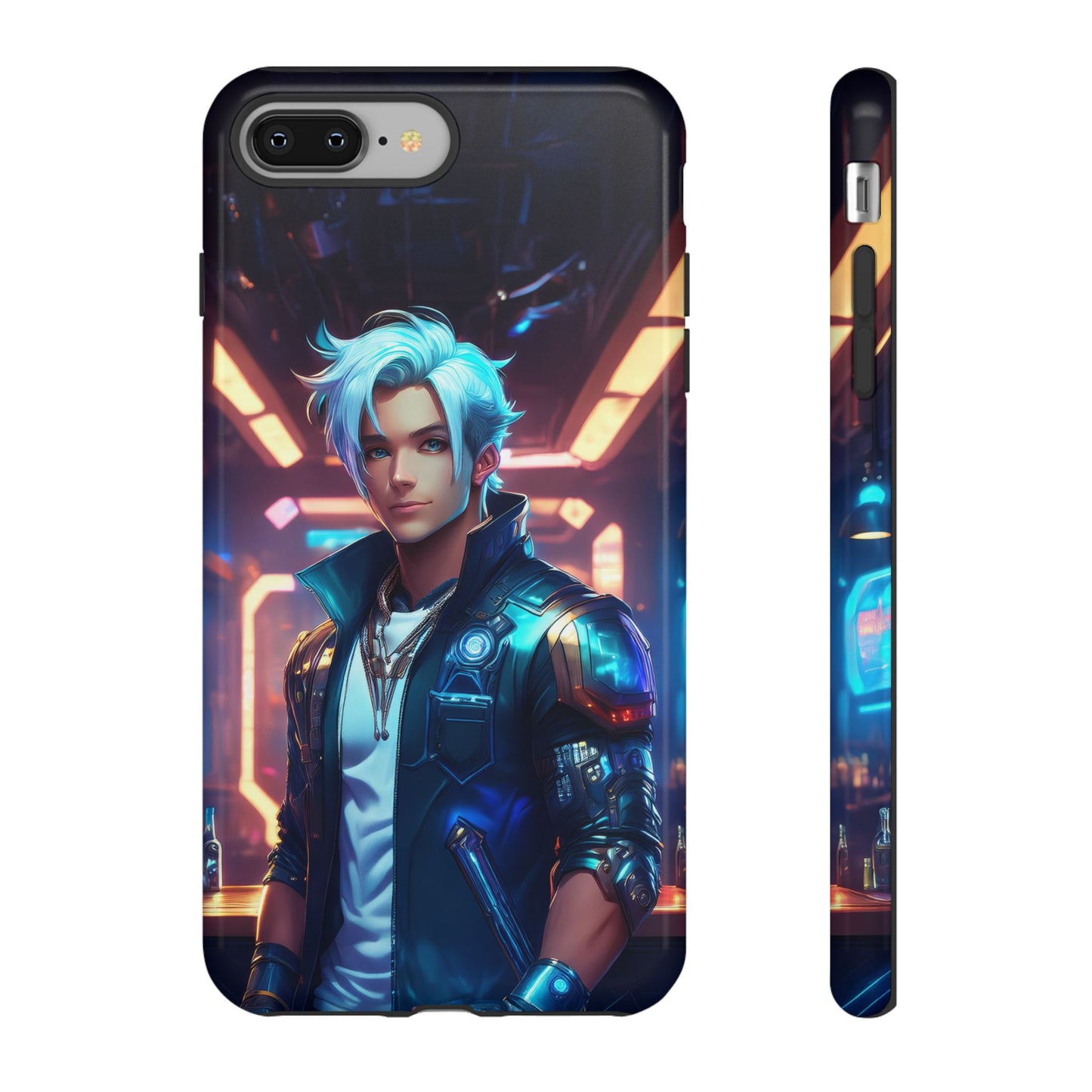 Futuristic Cyberpunk Male Cell Phone Case 009