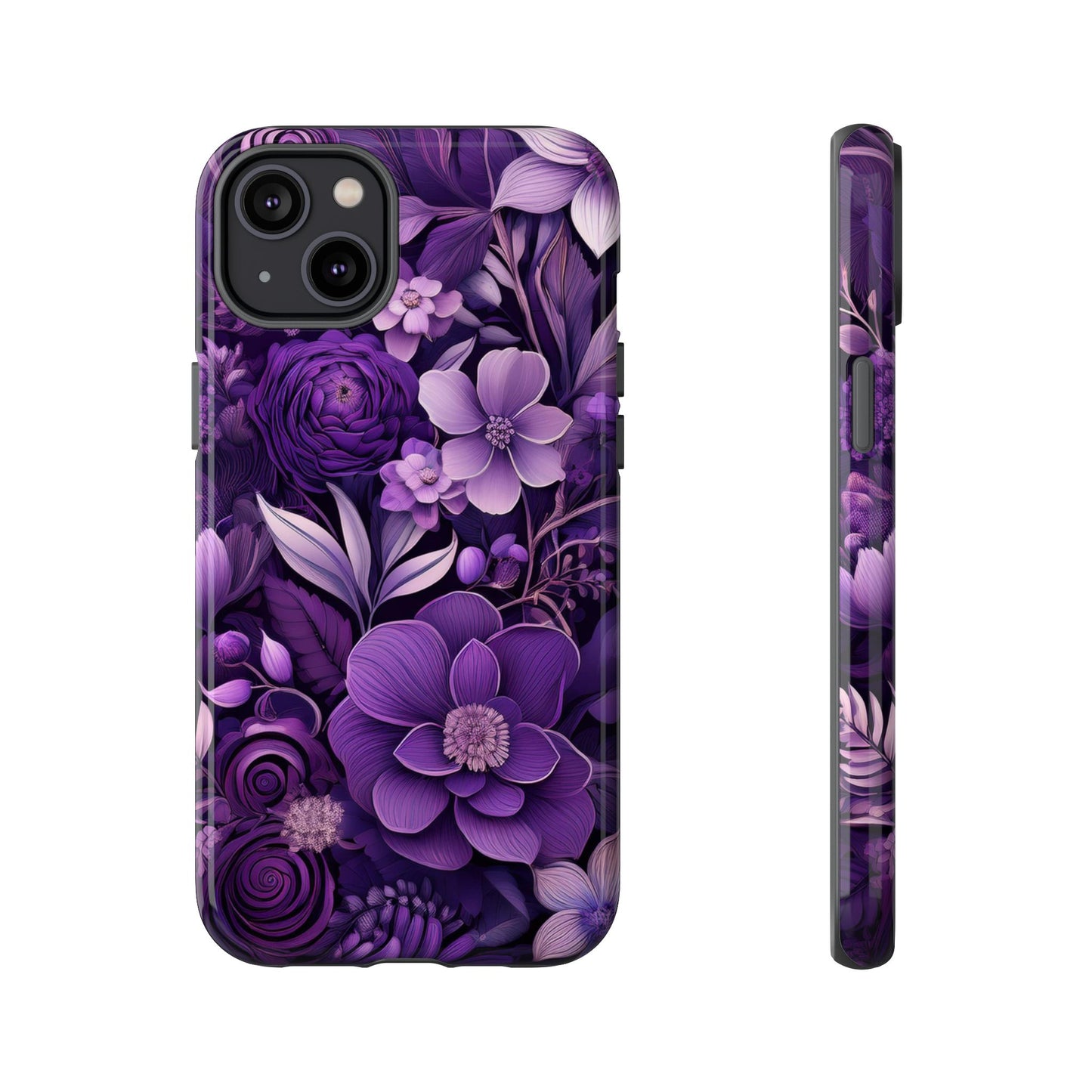 Purple Florals Tough Cases