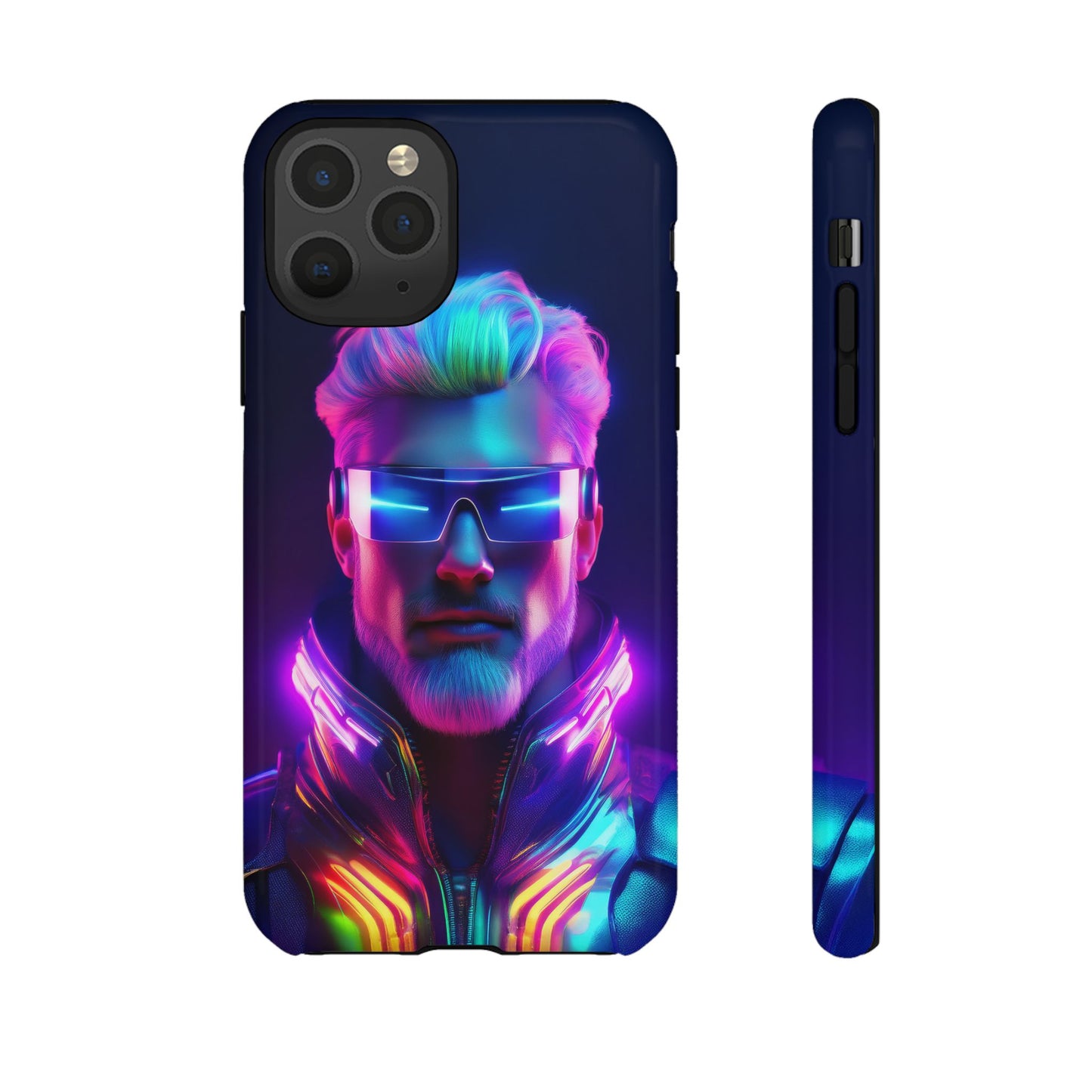 Futuristic Cyberpunk Male Cell Phone Case 026