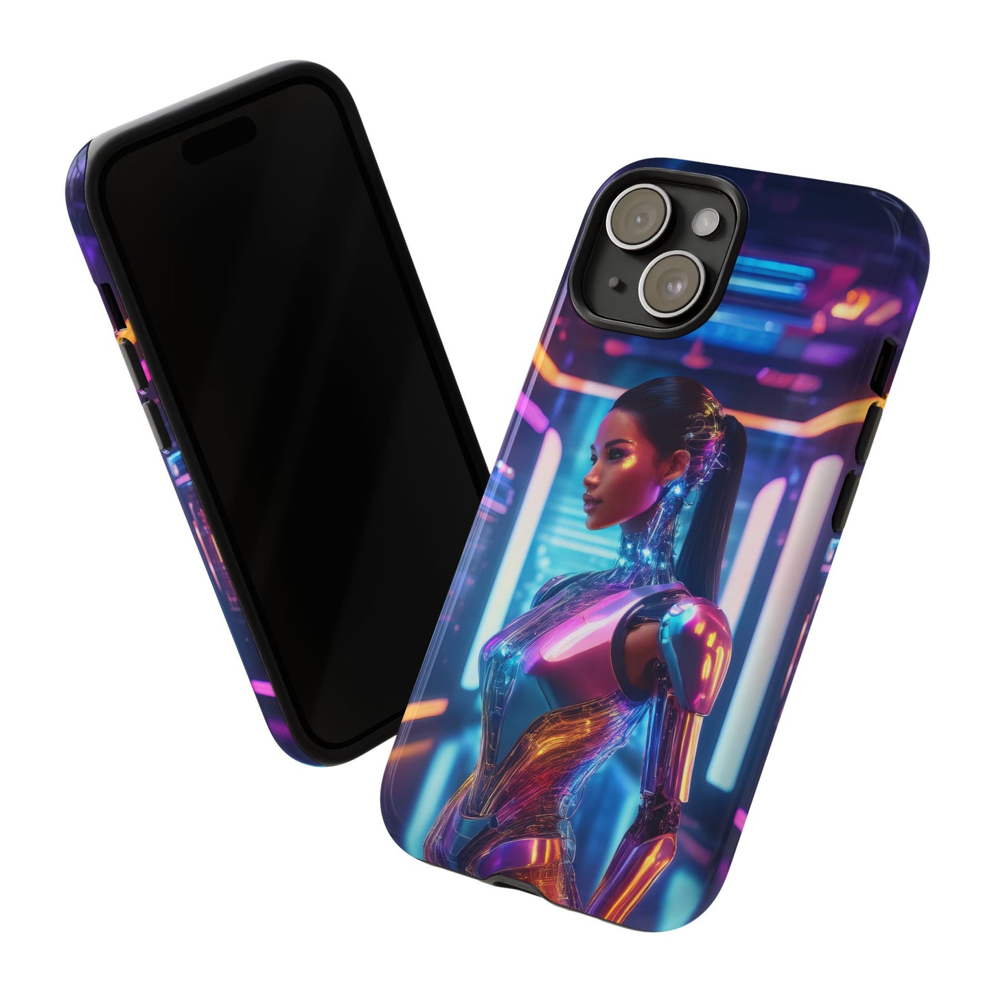 Futuristic Human Android Hybrid Cell Phone Case 016