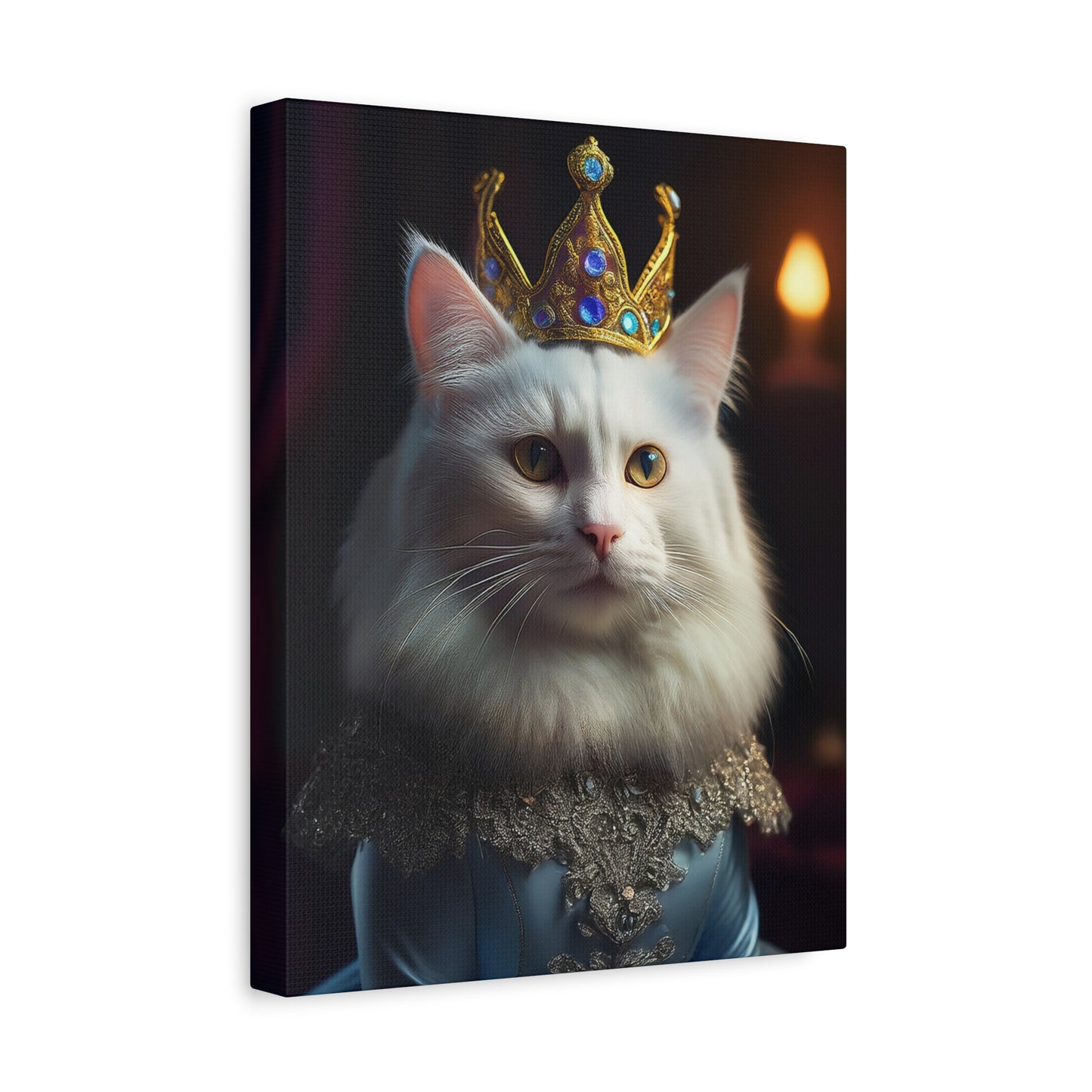 Her Royal Meowjesty Canvas Art | Stretched Matte Wall Decor 003