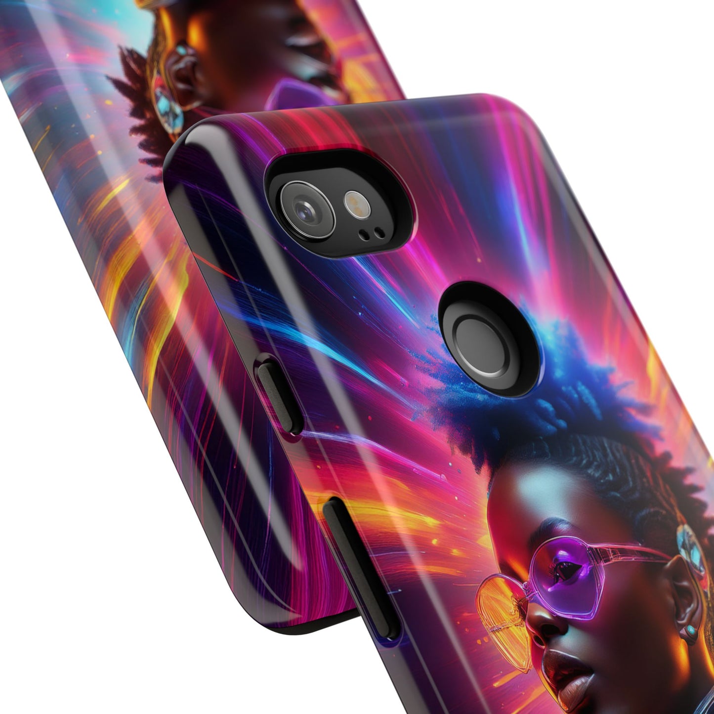 Futuristic Cyberpunk Female Cell Phone Case 026