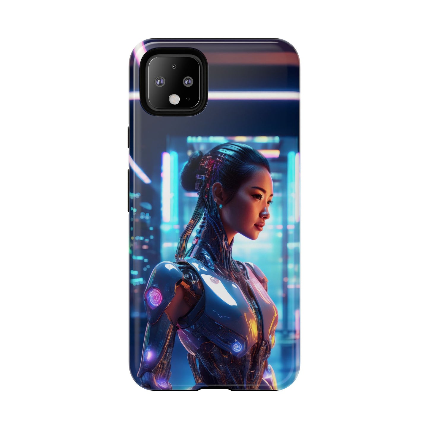 Futuristic Human Android Hybrid Cell Phone Case 013