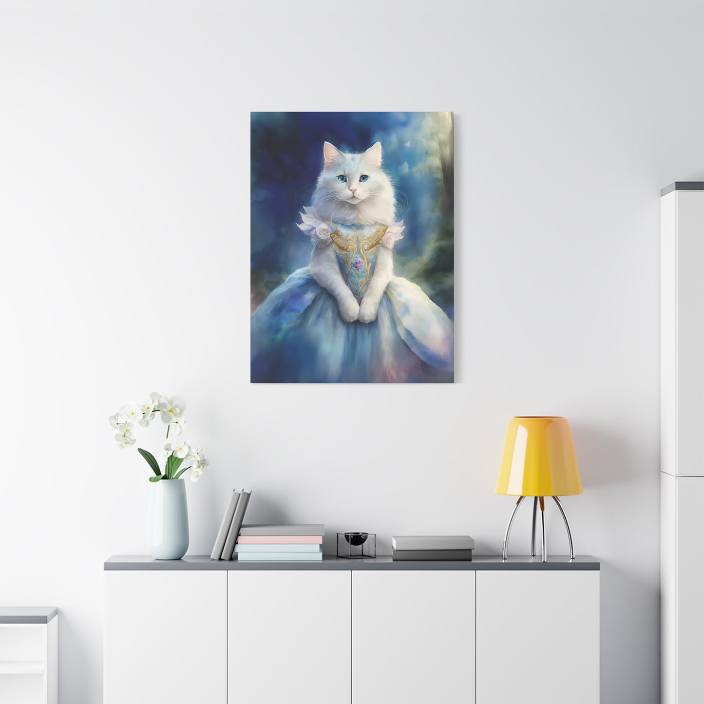 Meowgical Fairy Purrincess Canvas Art | Stretched Matte Wall Decor 007