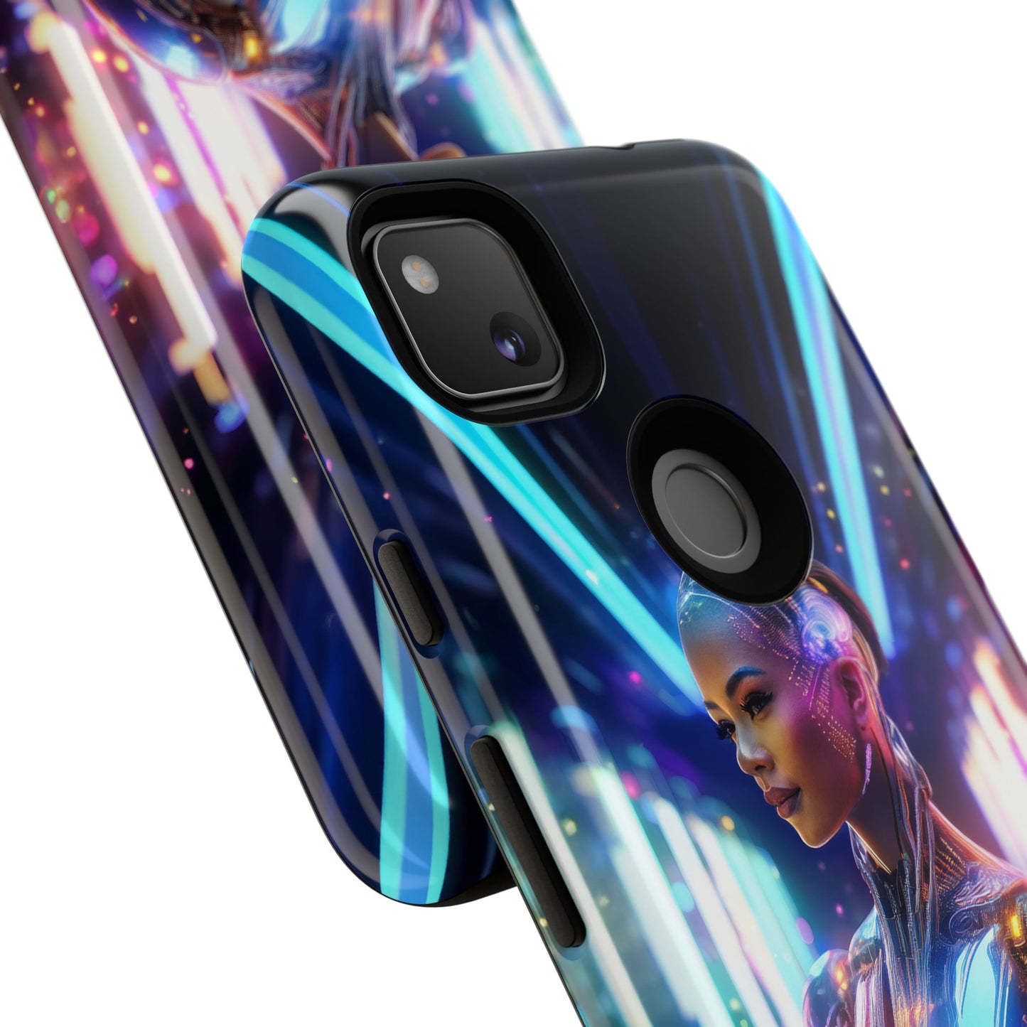 Futuristic Human Android Hybrid Cell Phone Case 010