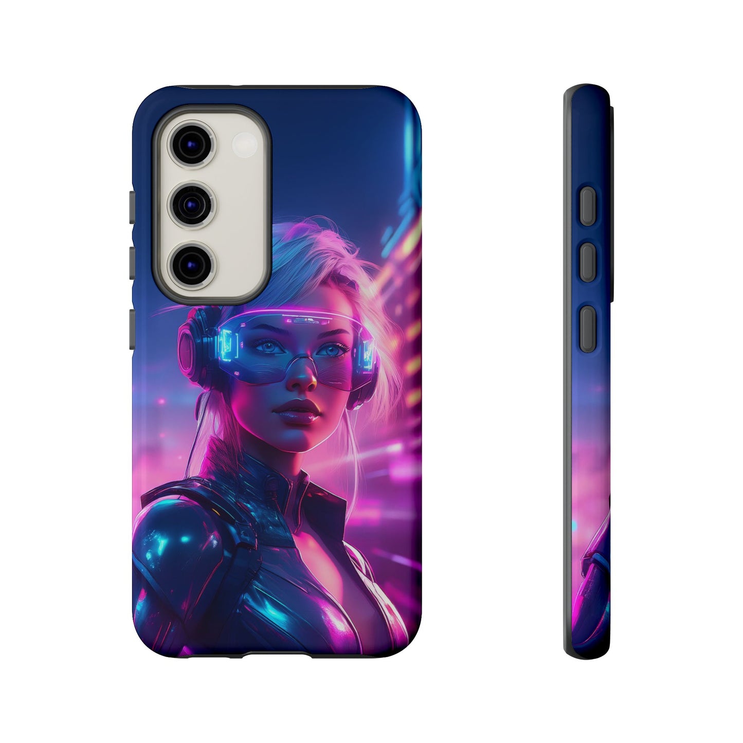 Futuristic Cyberpunk Female Cell Phone Case 029