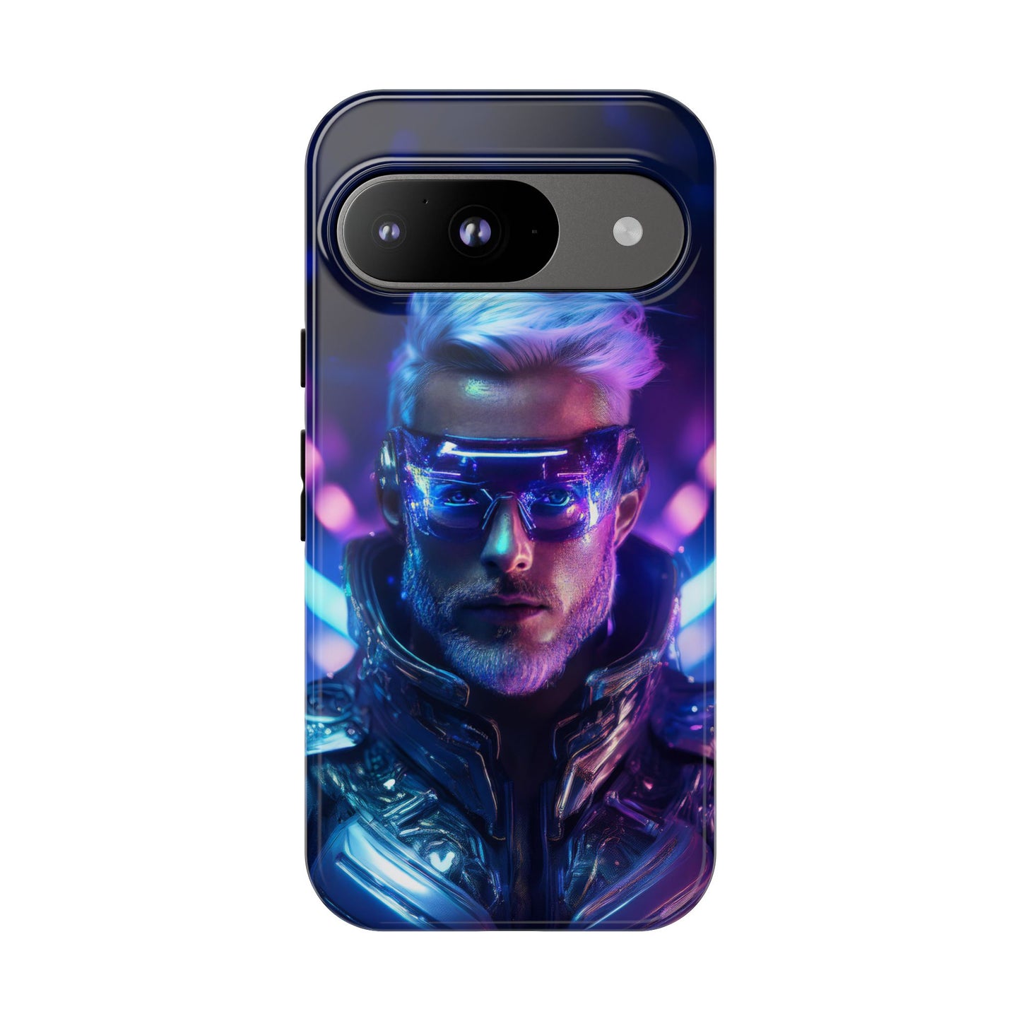 Futuristic Cyberpunk Male Cell Phone Case 020