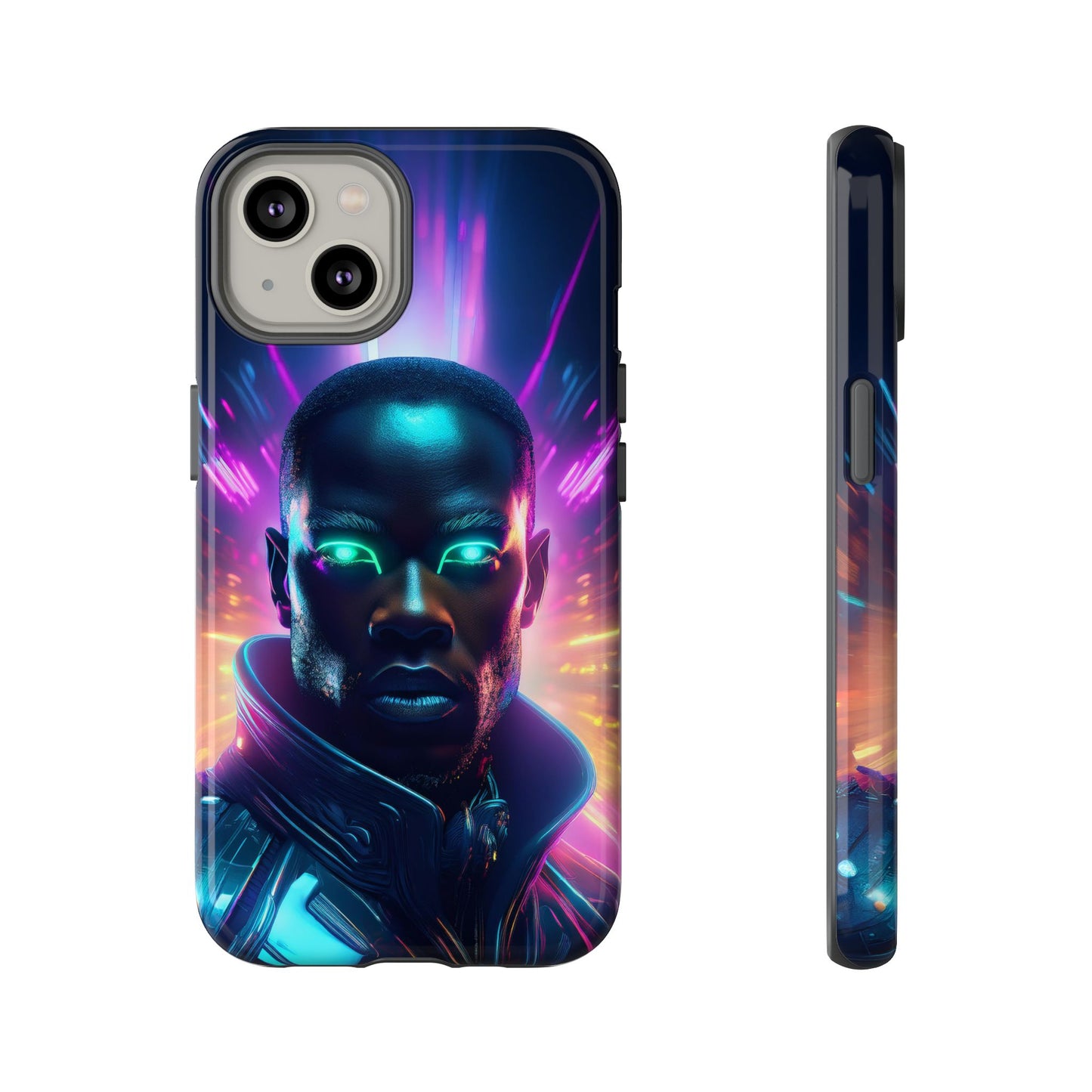 Futuristic Cyberpunk Male Cell Phone Case 022