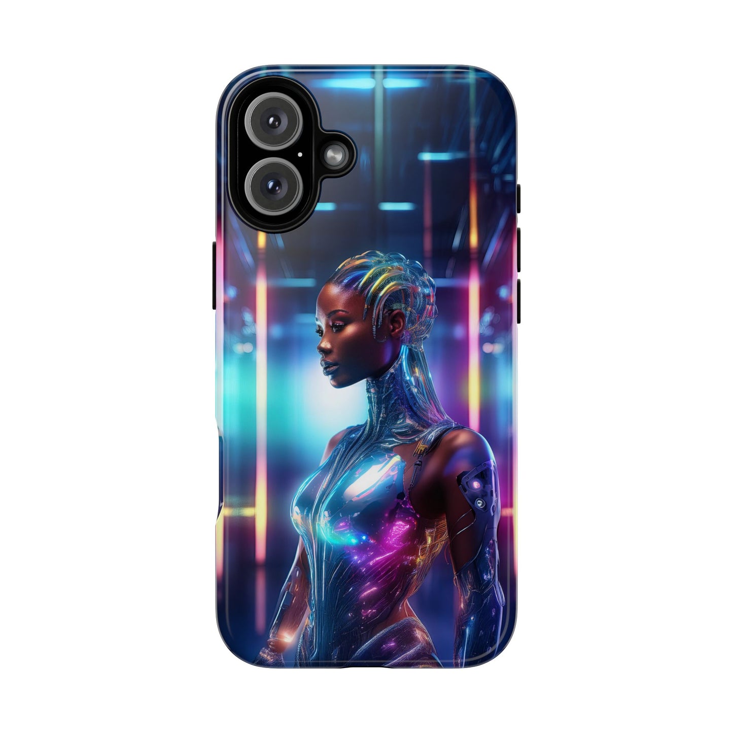 Futuristic Human Android Hybrid Cell Phone Case 014