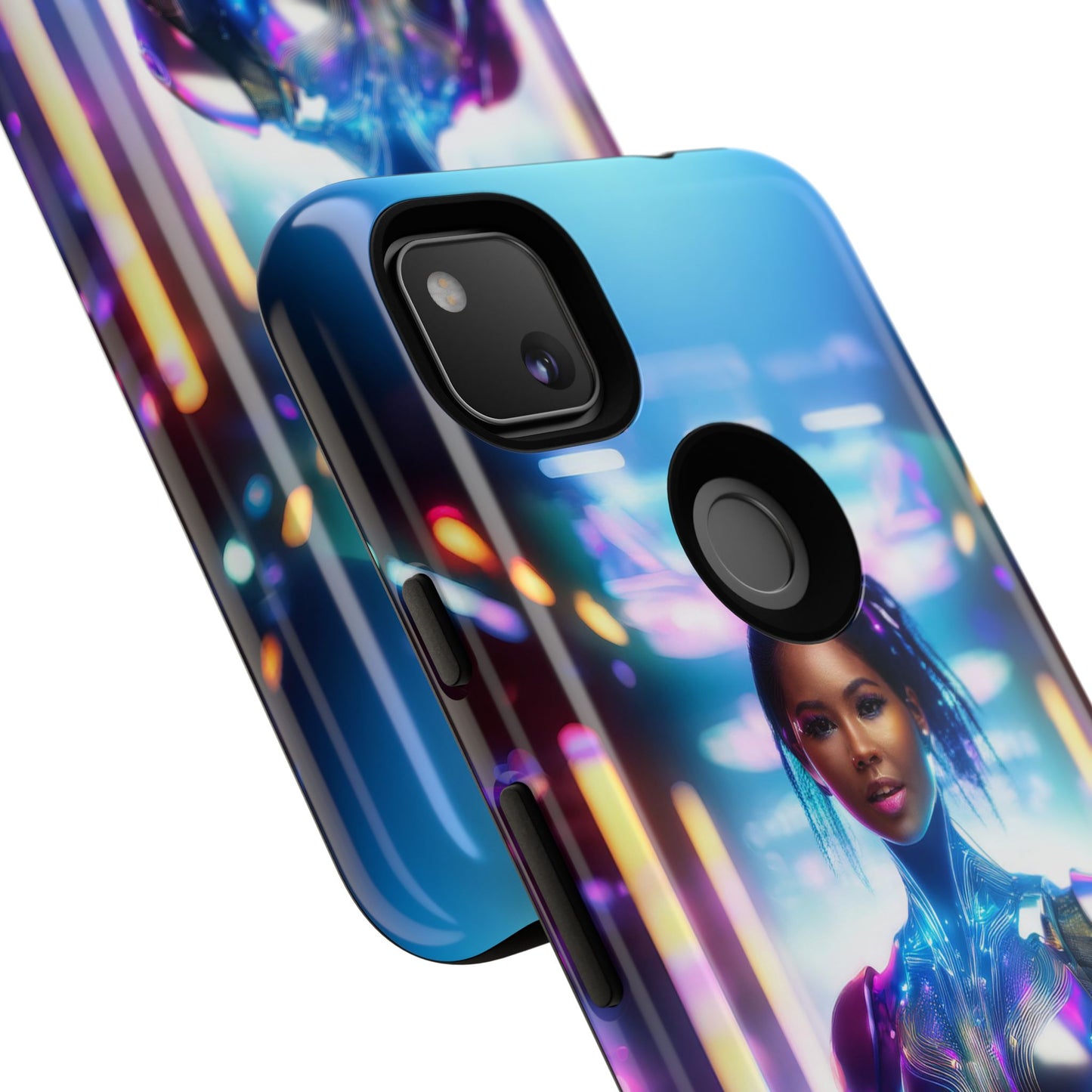 Futuristic Human Android Hybrid Cell Phone Case 009