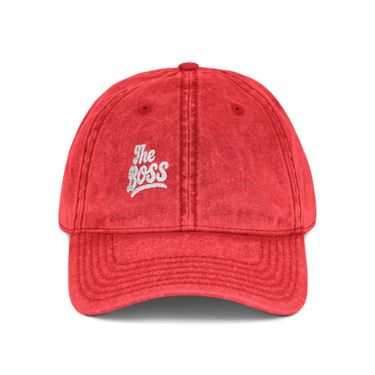 The Boss Vintage Hat – Embroidered Statement Hat for Power Moves Only