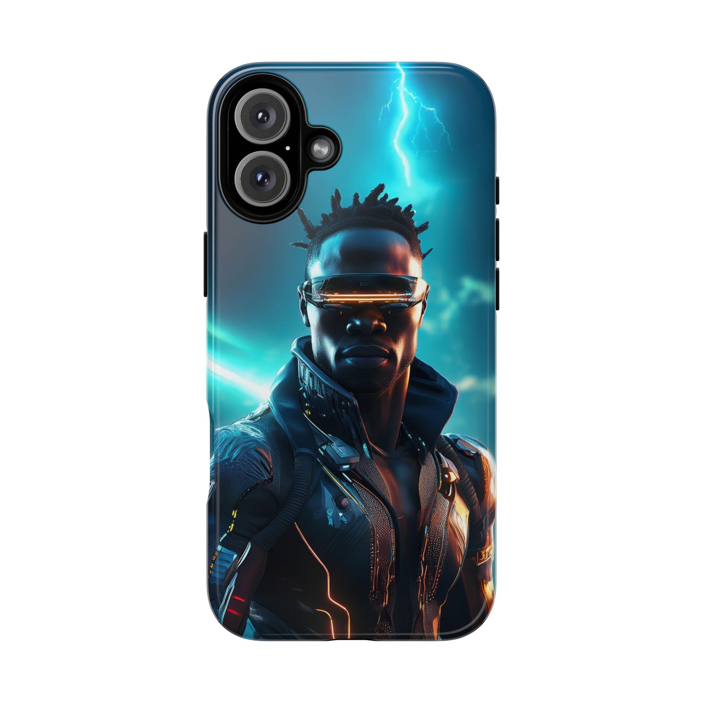 Futuristic Cyberpunk Male Cell Phone Case 014