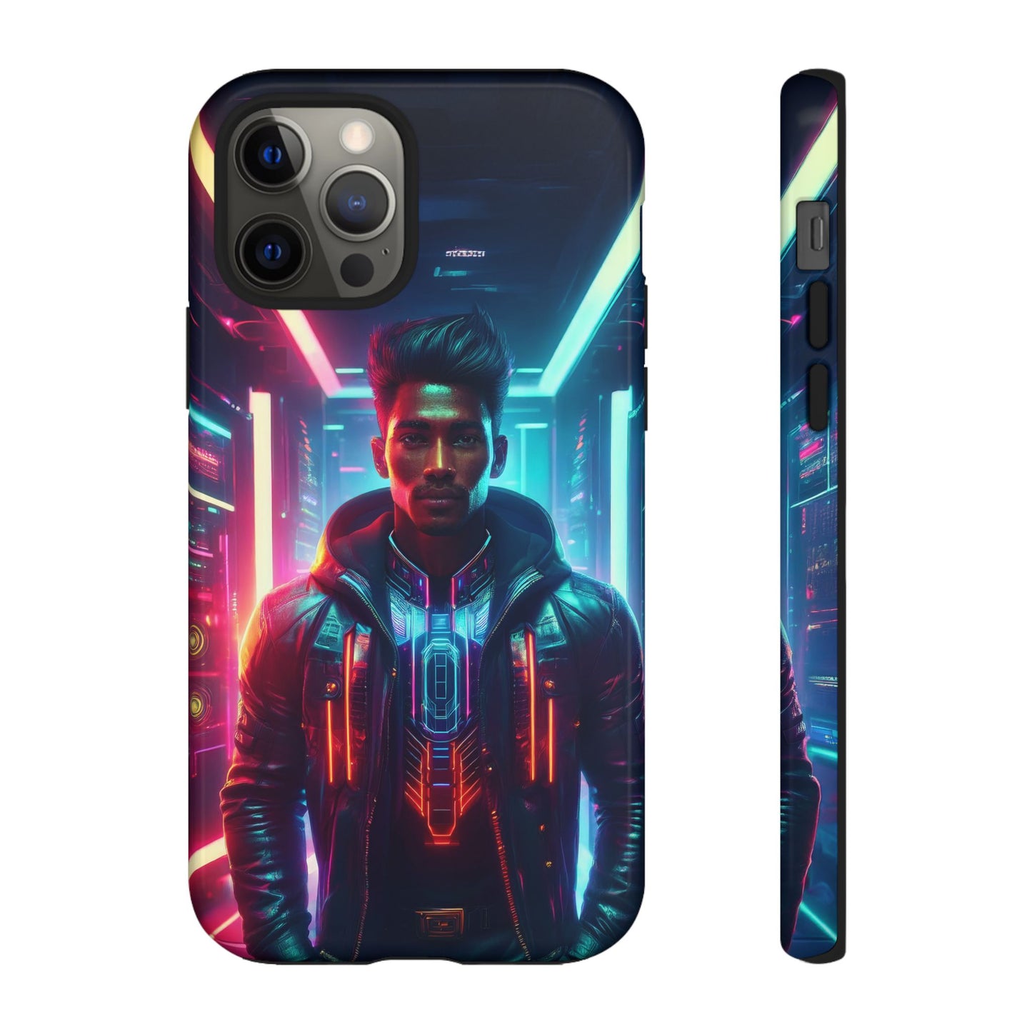 Futuristic Cyberpunk Male Cell Phone Case 001