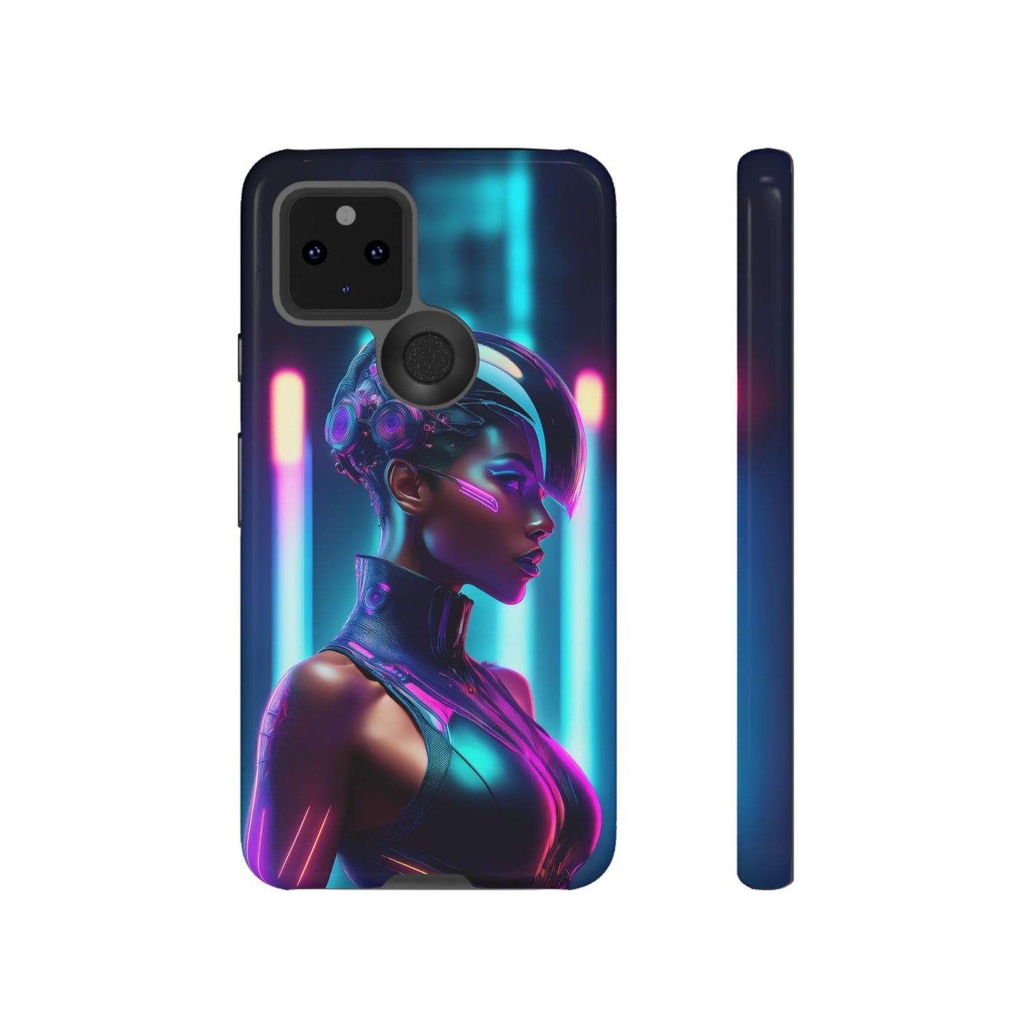 Futuristic Cyberpunk Female Cell Phone Case 021