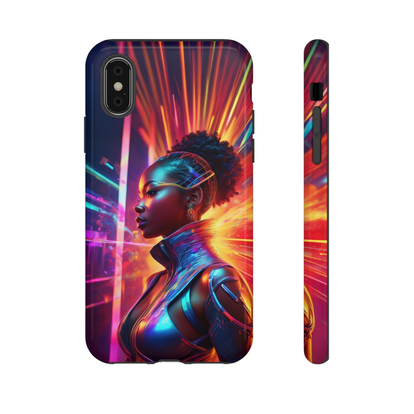 Futuristic Cyberpunk Female Cell Phone Case 001