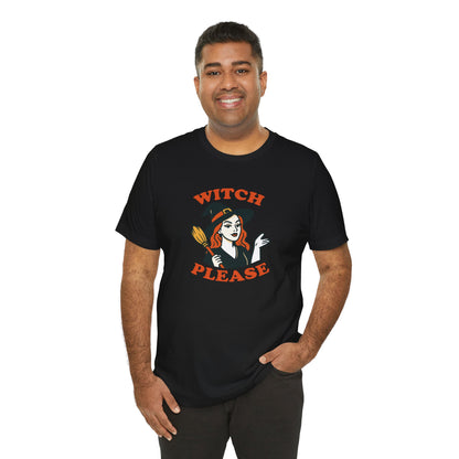 Witch Please Halloween Shirt – Sassy Retro Witch Graphic Tee for Funny Halloween Attitude