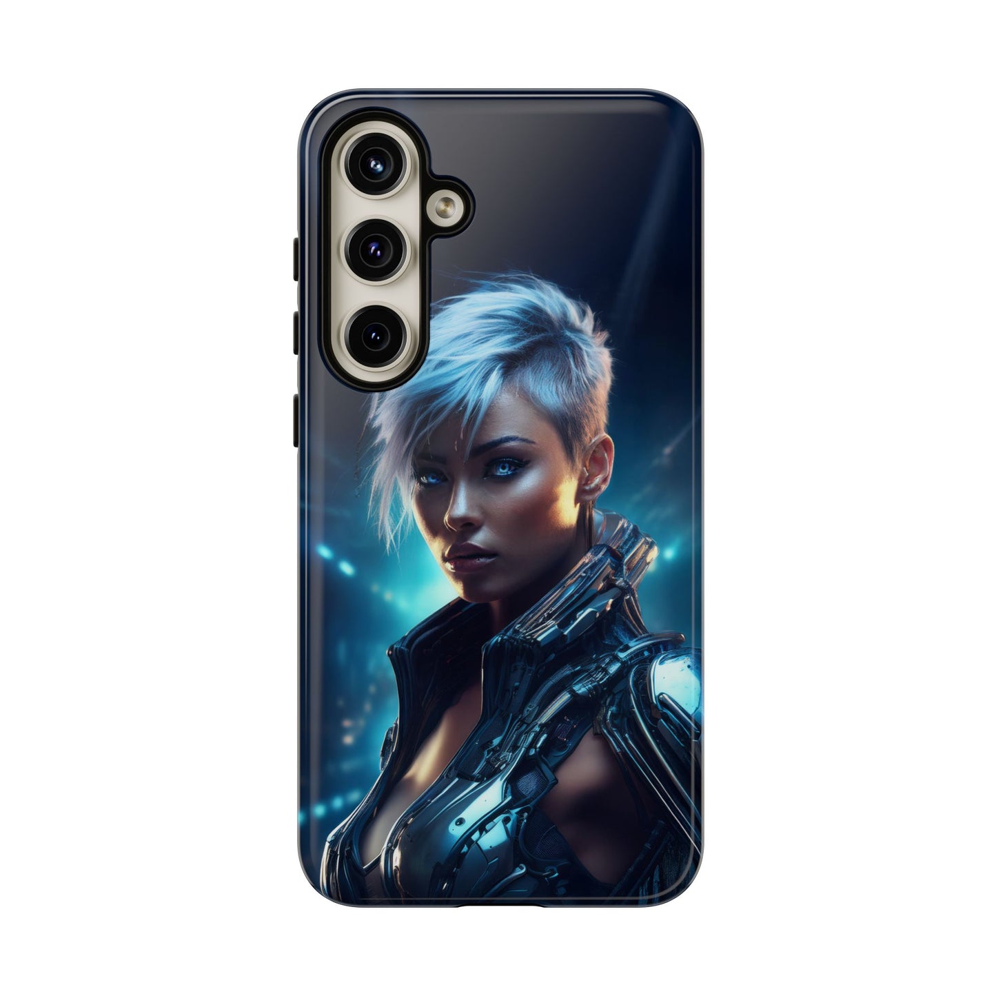 Futuristic Cyberpunk Female Cell Phone Case 027