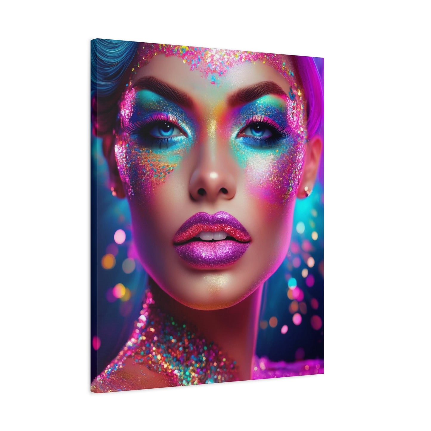 Glitter Love 008- Canvas Print – Vibrant Wall Decor