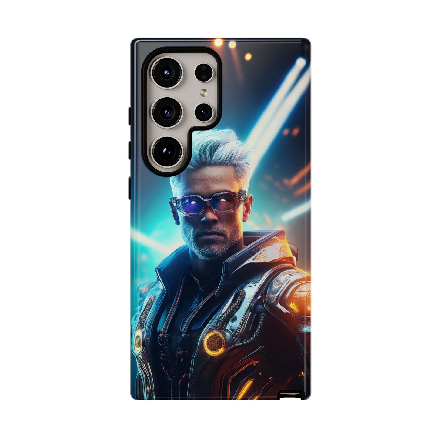 Futuristic Cyberpunk Male Cell Phone Case 013